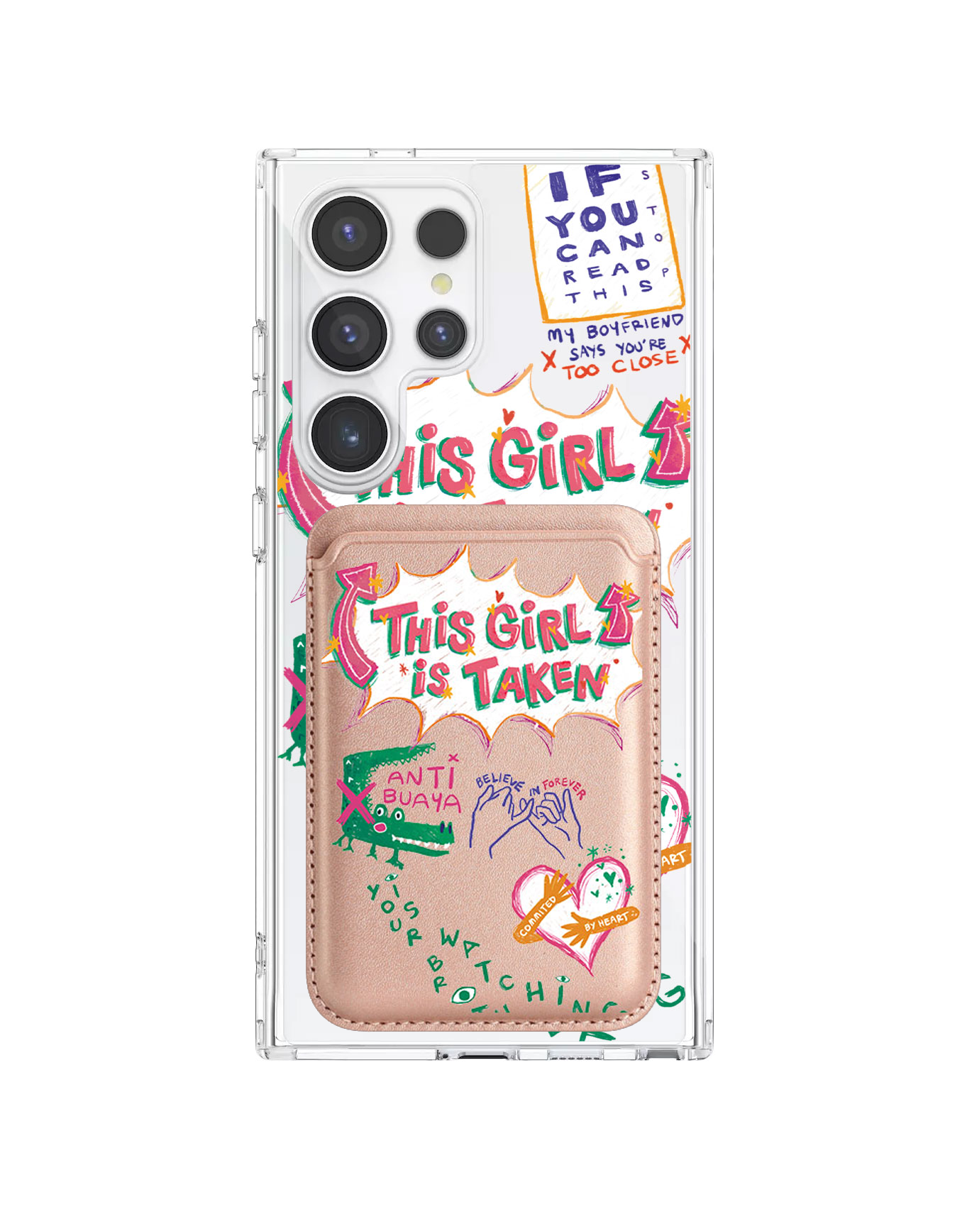 Android Magnetic Wallet Case - Pelakor Proof (For Her)