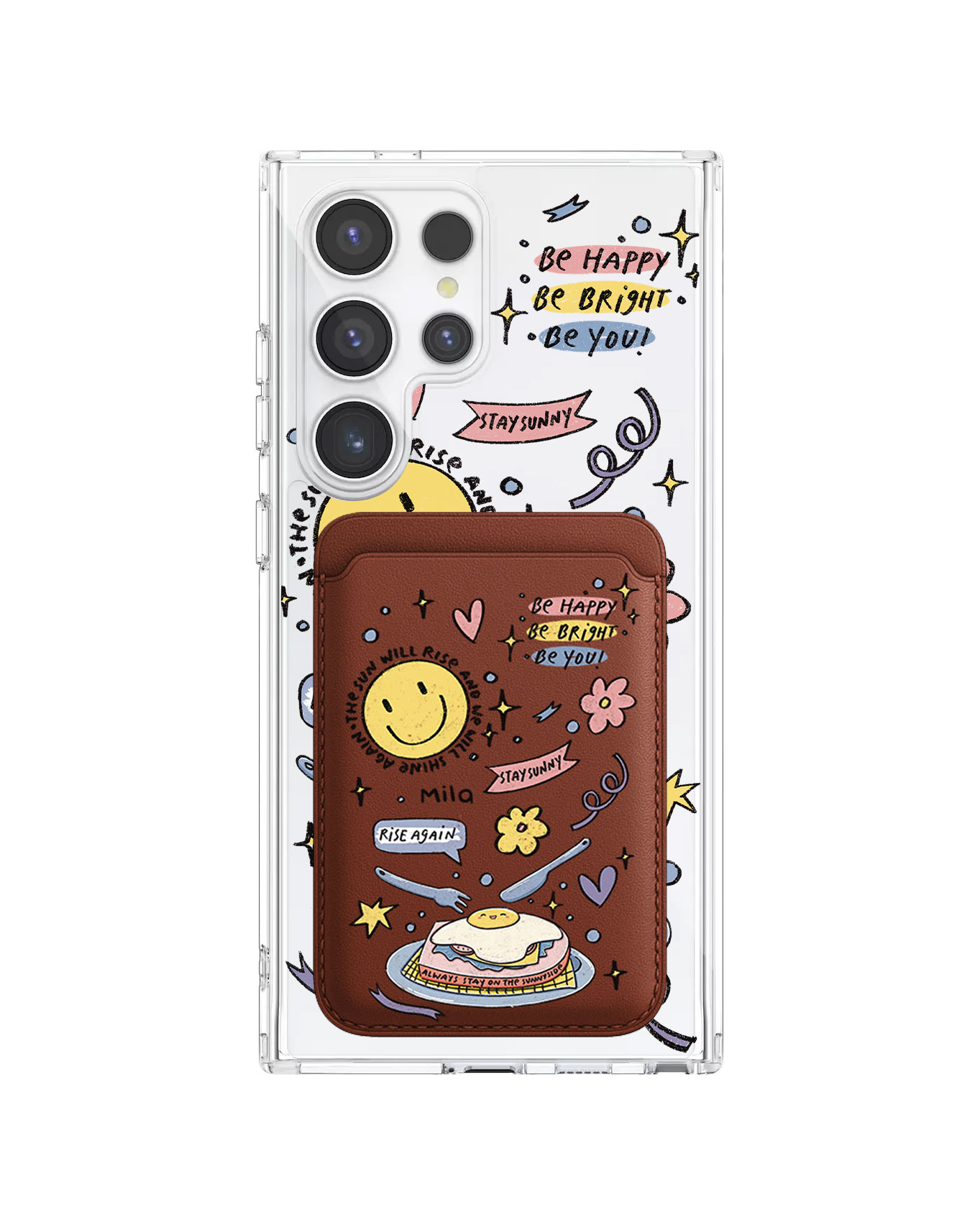 Android Magnetic Wallet Case - Rise