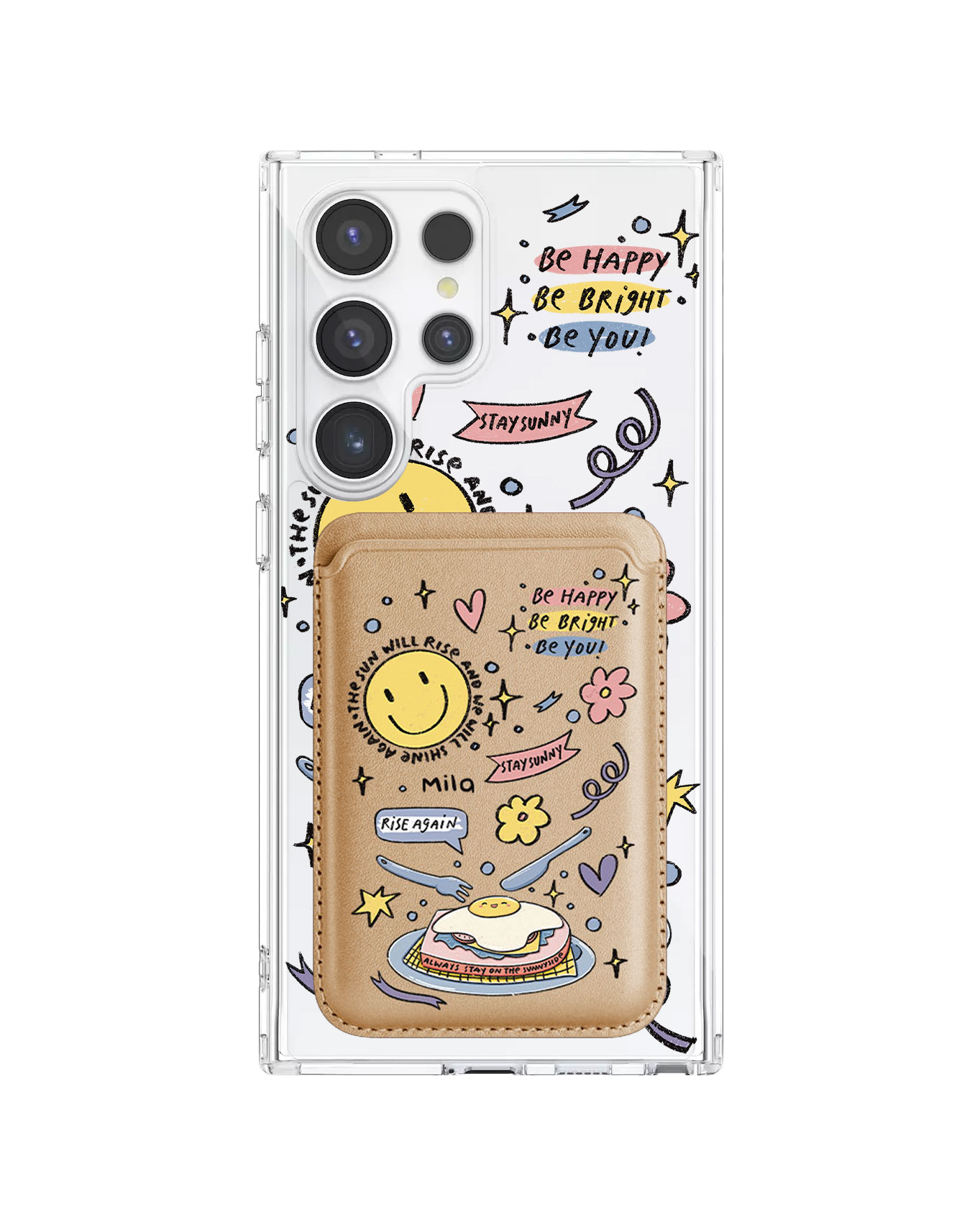 Android Magnetic Wallet Case - Rise