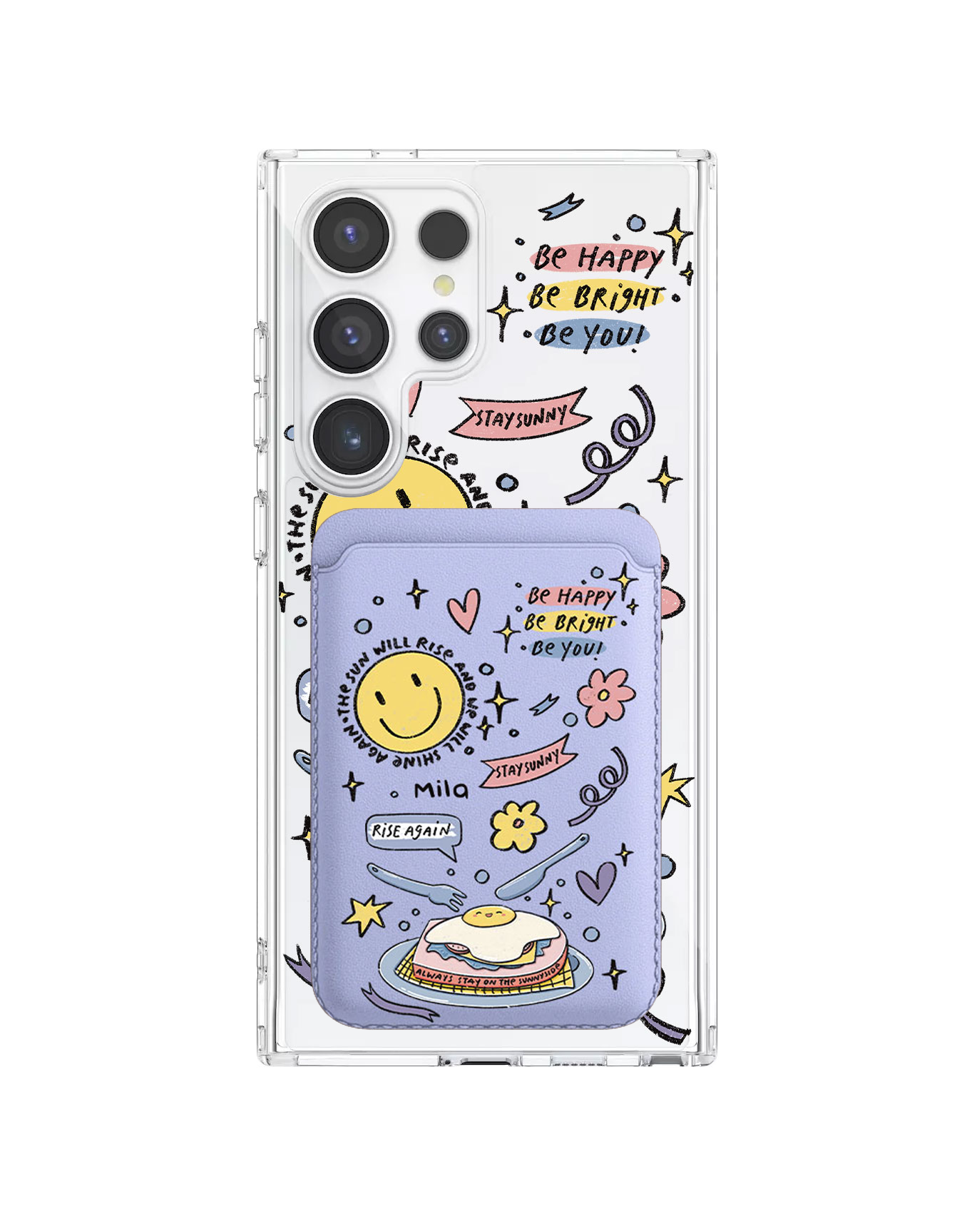 Android Magnetic Wallet Case - Rise