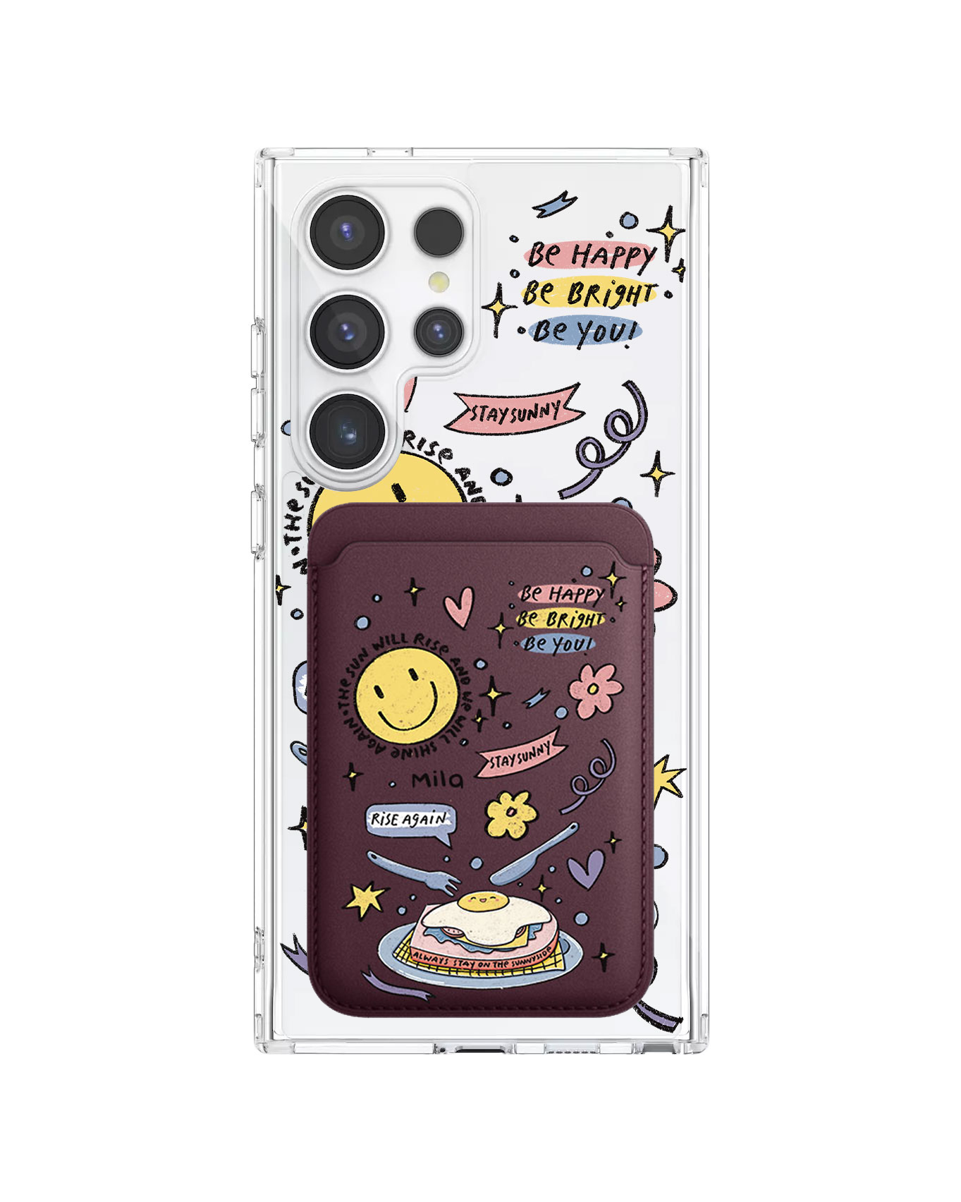 Android Magnetic Wallet Case - Rise