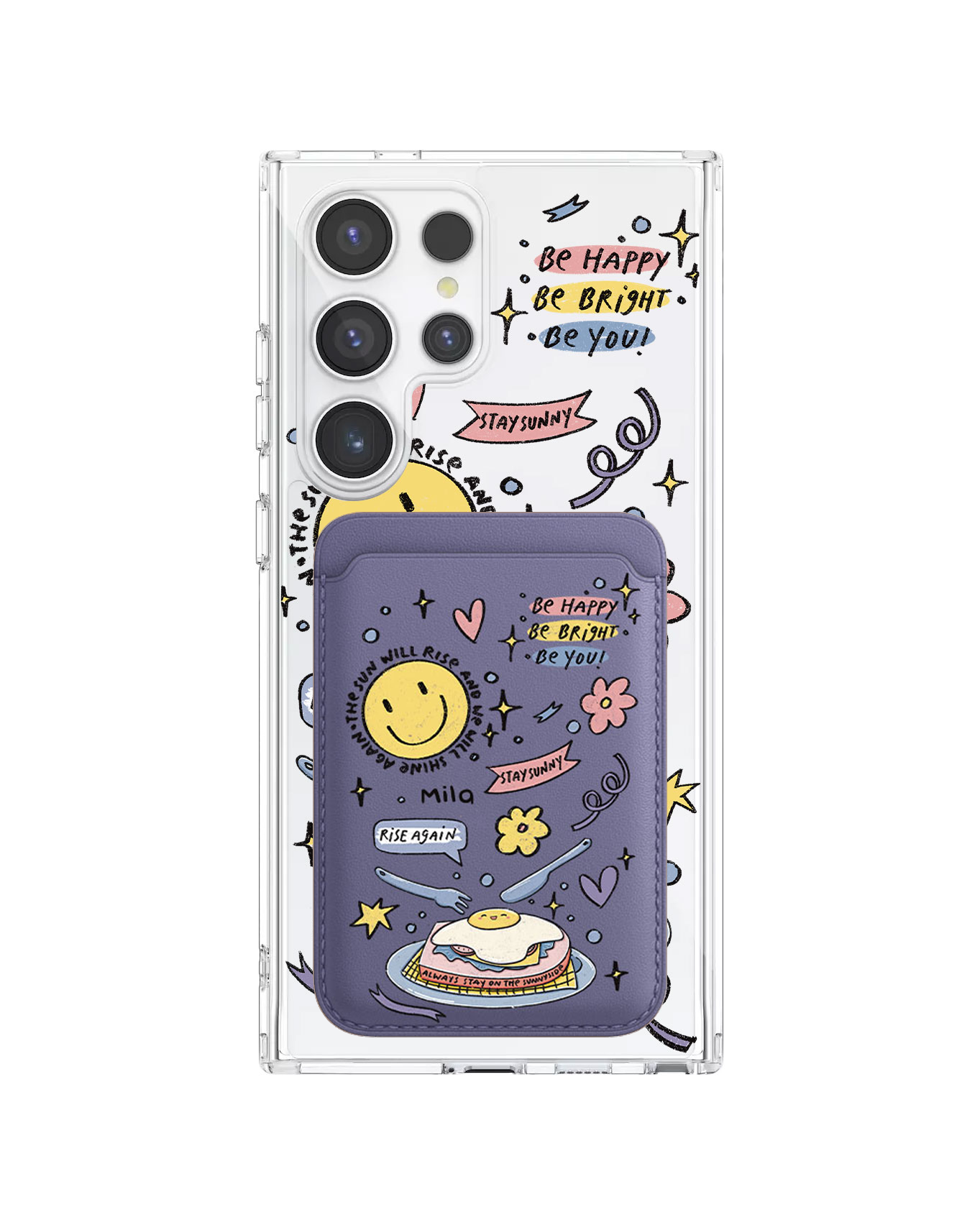 Android Magnetic Wallet Case - Rise