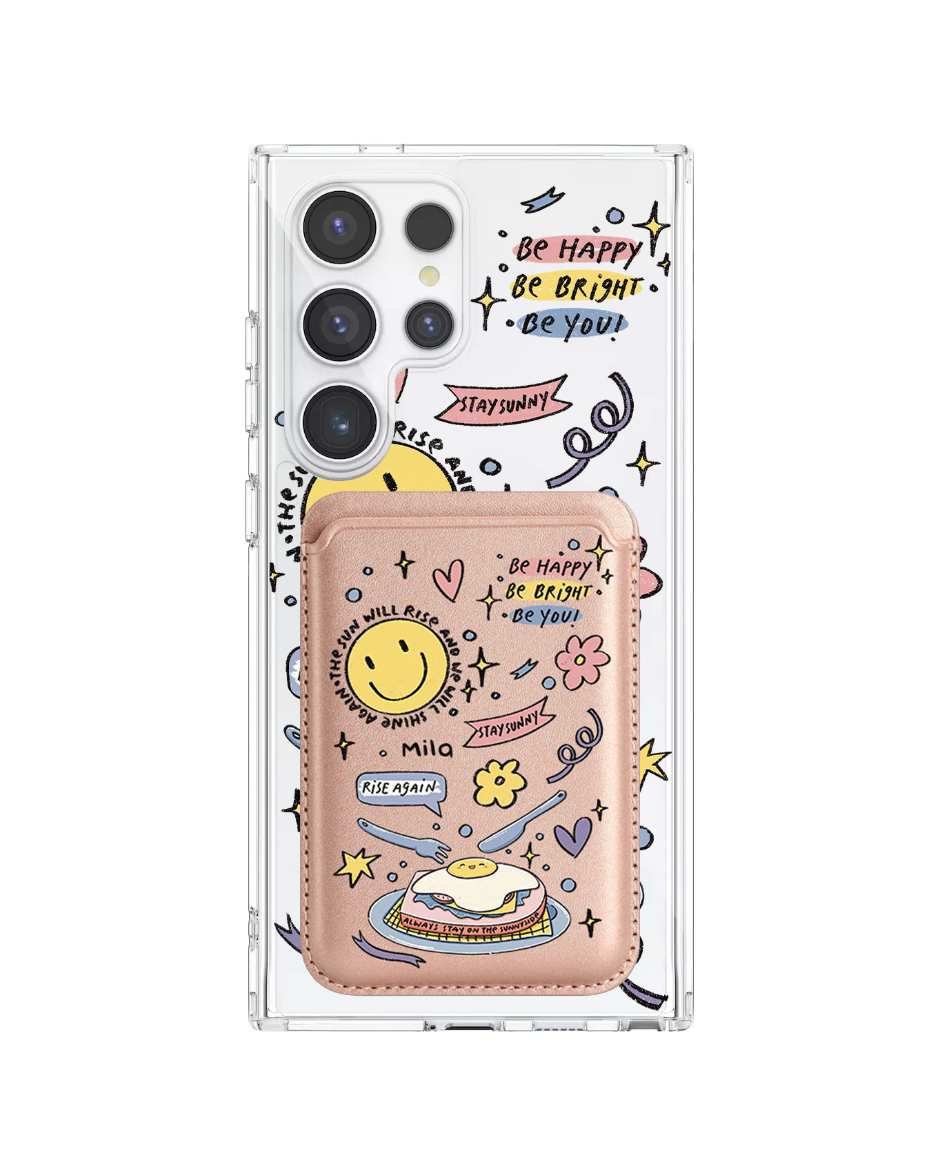 Android Magnetic Wallet Case - Rise