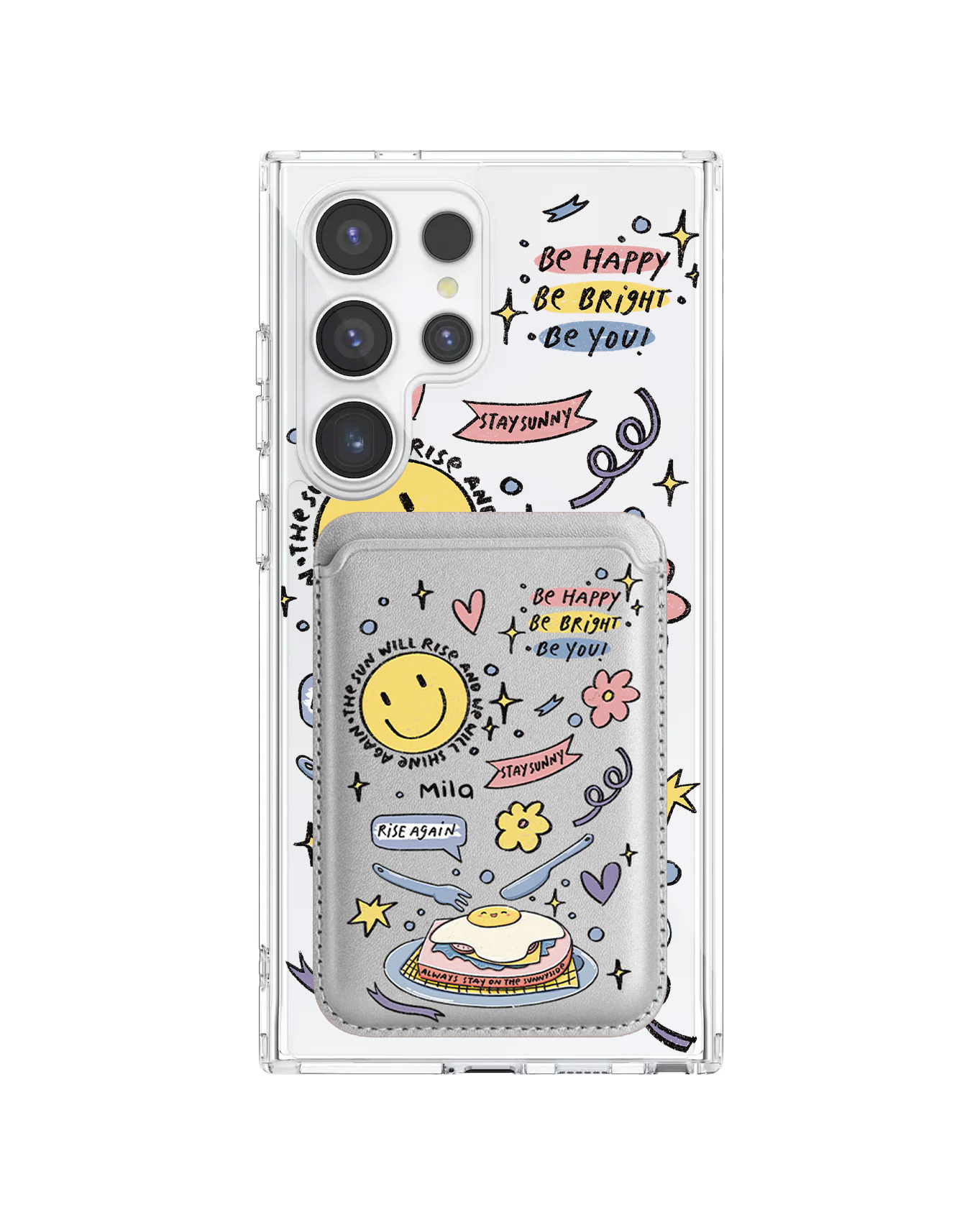 Android Magnetic Wallet Case - Rise