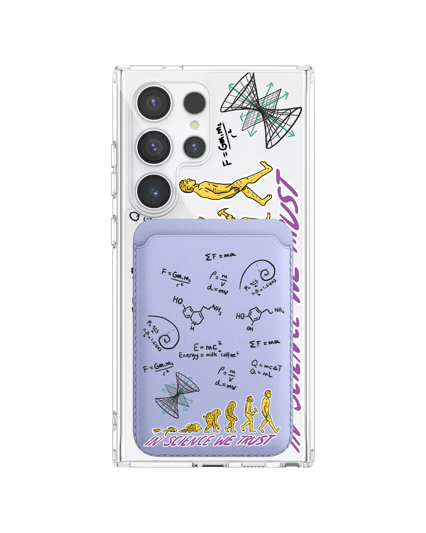 Android Magnetic Wallet Case - Science 1.0