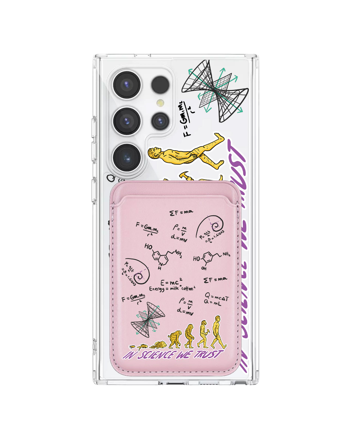 Android Magnetic Wallet Case - Science 1.0