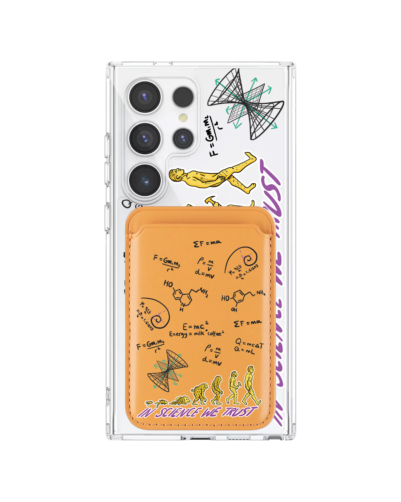 Android Magnetic Wallet Case - Science 1.0