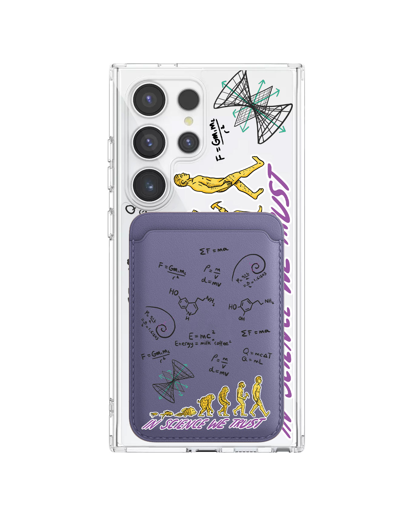 Android Magnetic Wallet Case - Science 1.0