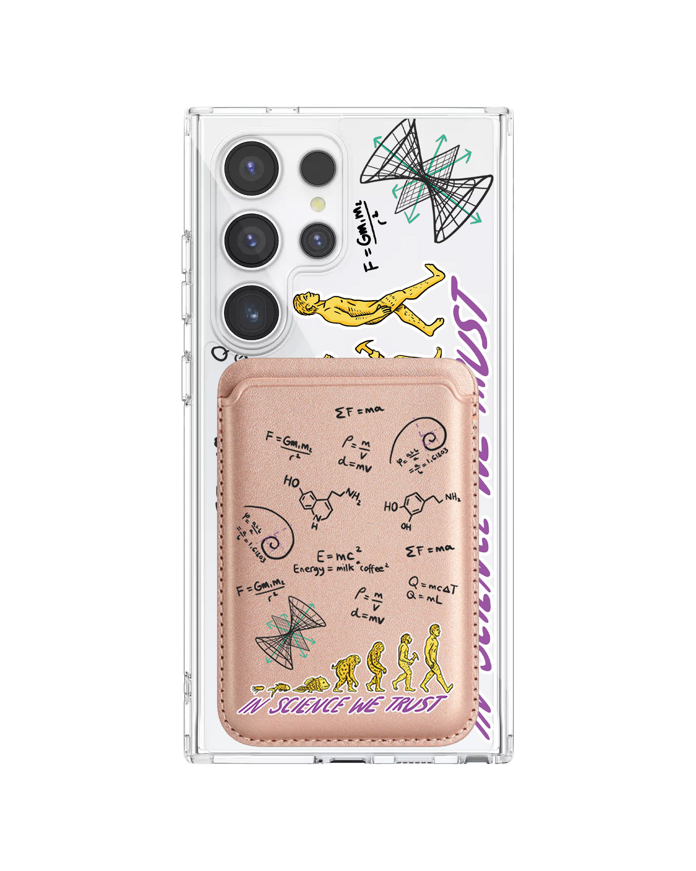 Android Magnetic Wallet Case - Science 1.0