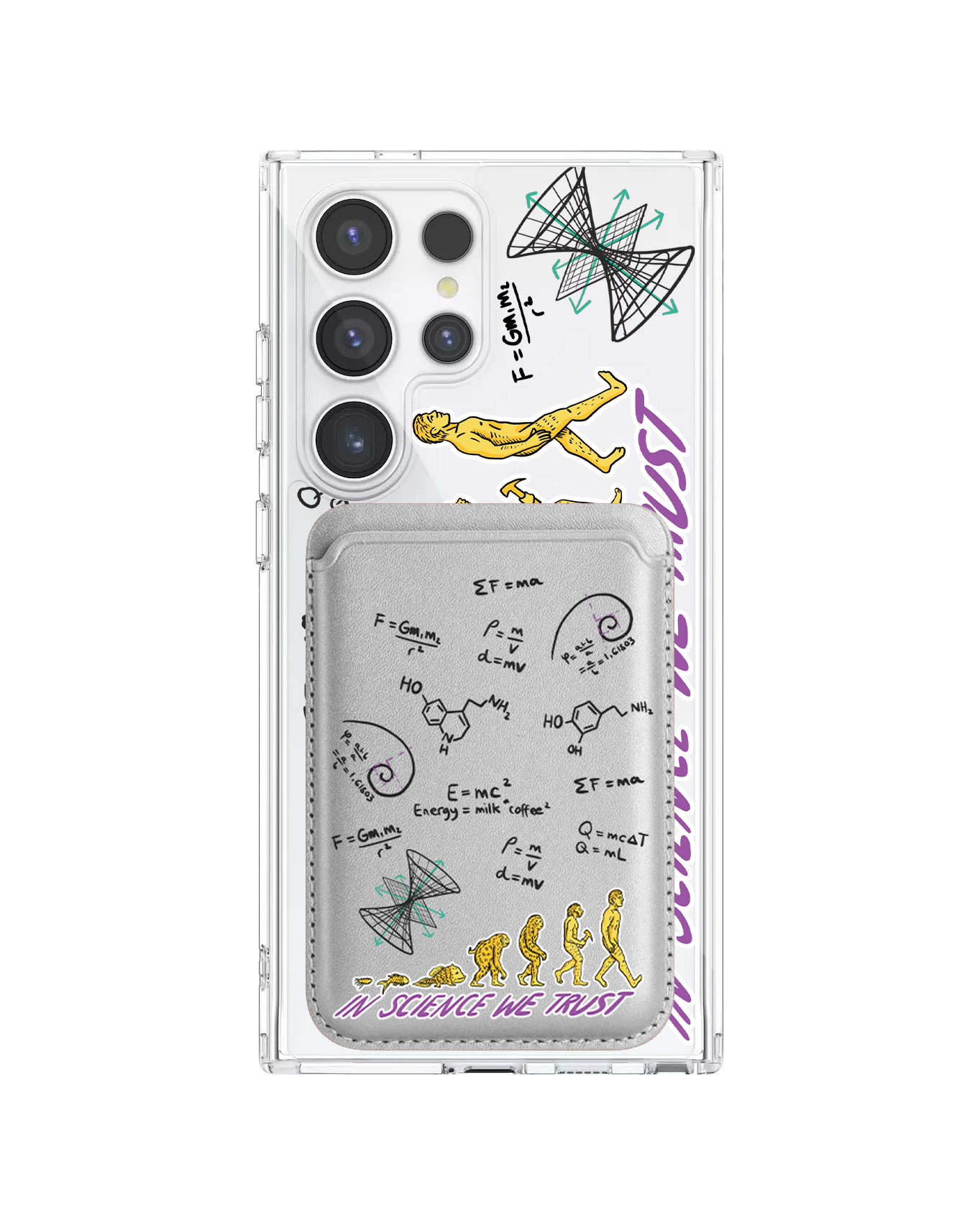 Android Magnetic Wallet Case - Science 1.0
