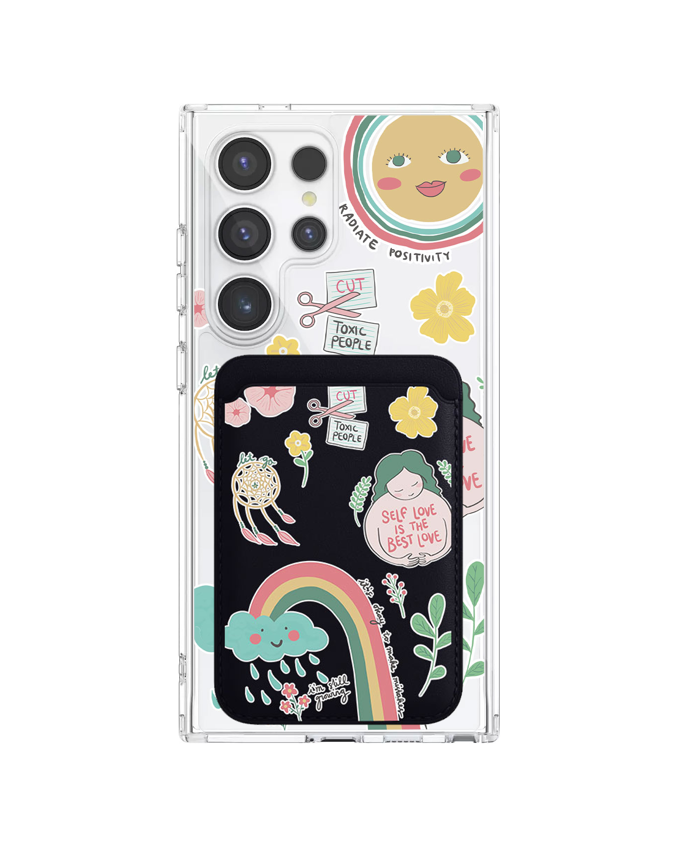 Android Magnetic Wallet Case - Self Love