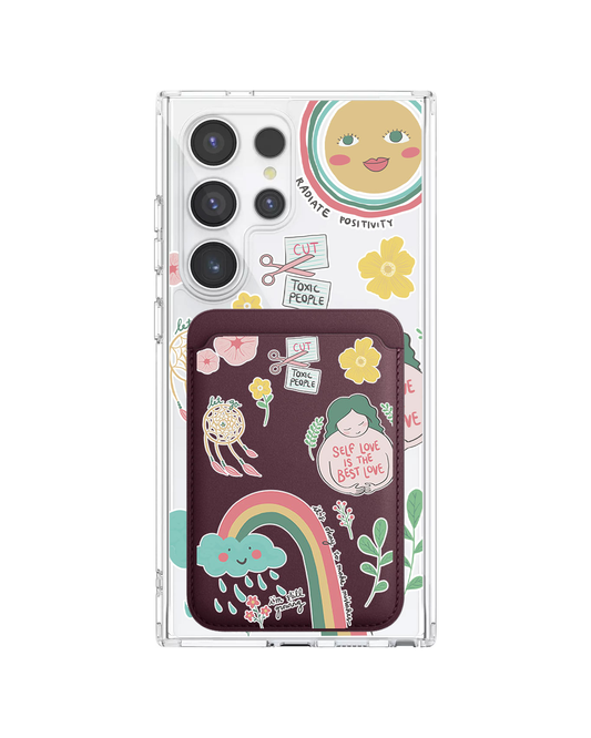 Android Magnetic Wallet Case - Self Love