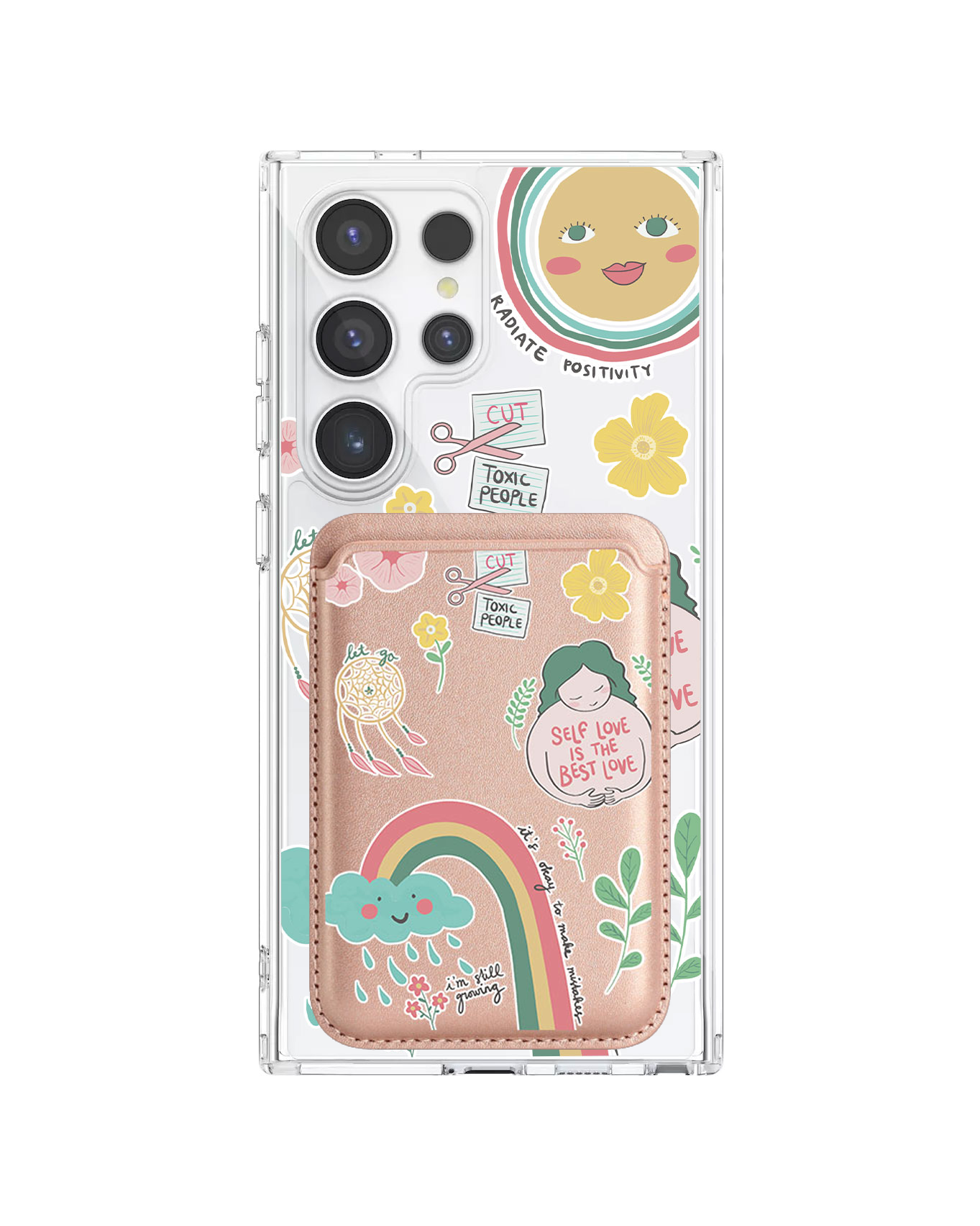 Android Magnetic Wallet Case - Self Love