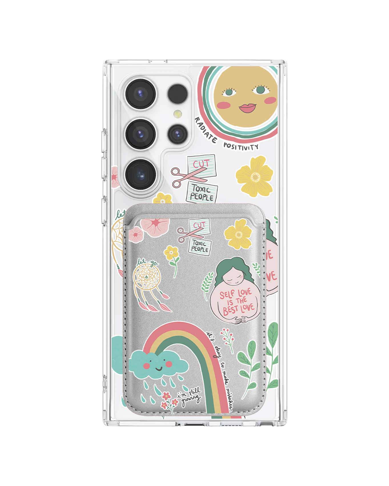 Android Magnetic Wallet Case - Self Love