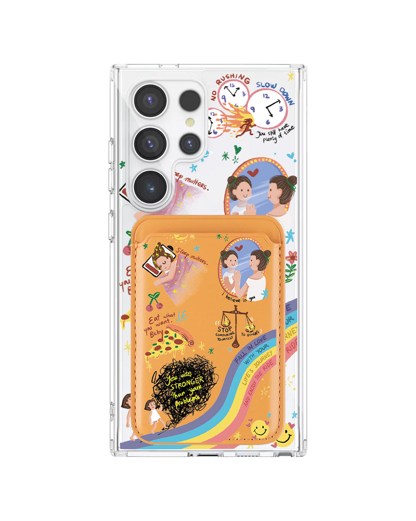 Android Magnetic Wallet Case - Self Love 2.0