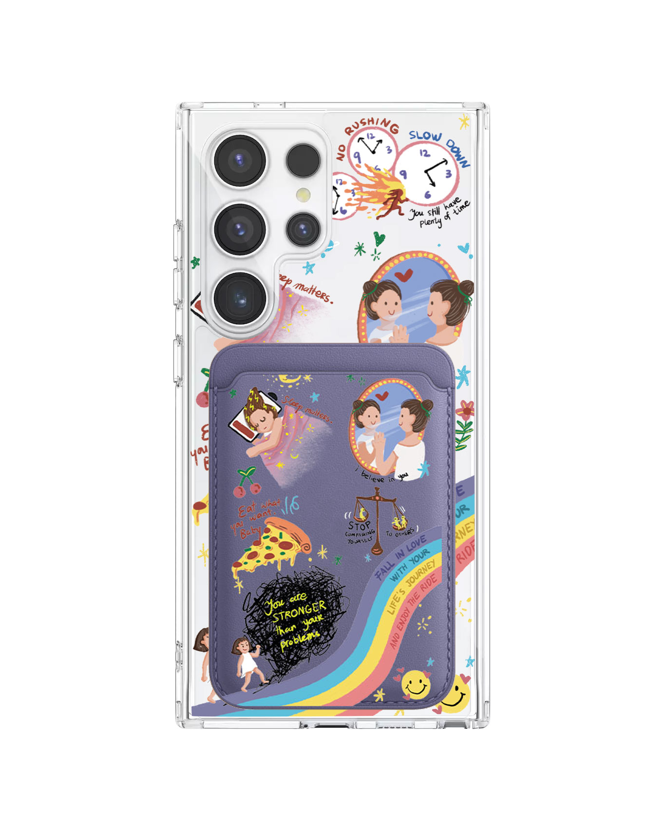 Android Magnetic Wallet Case - Self Love 2.0