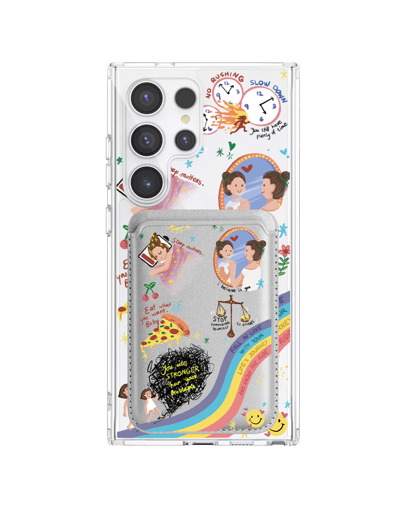 Android Magnetic Wallet Case - Self Love 2.0