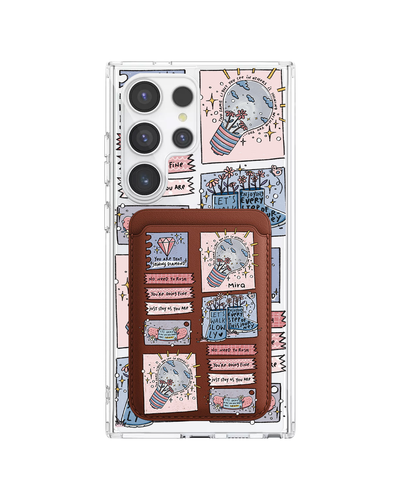 Android Magnetic Wallet Case - Shine