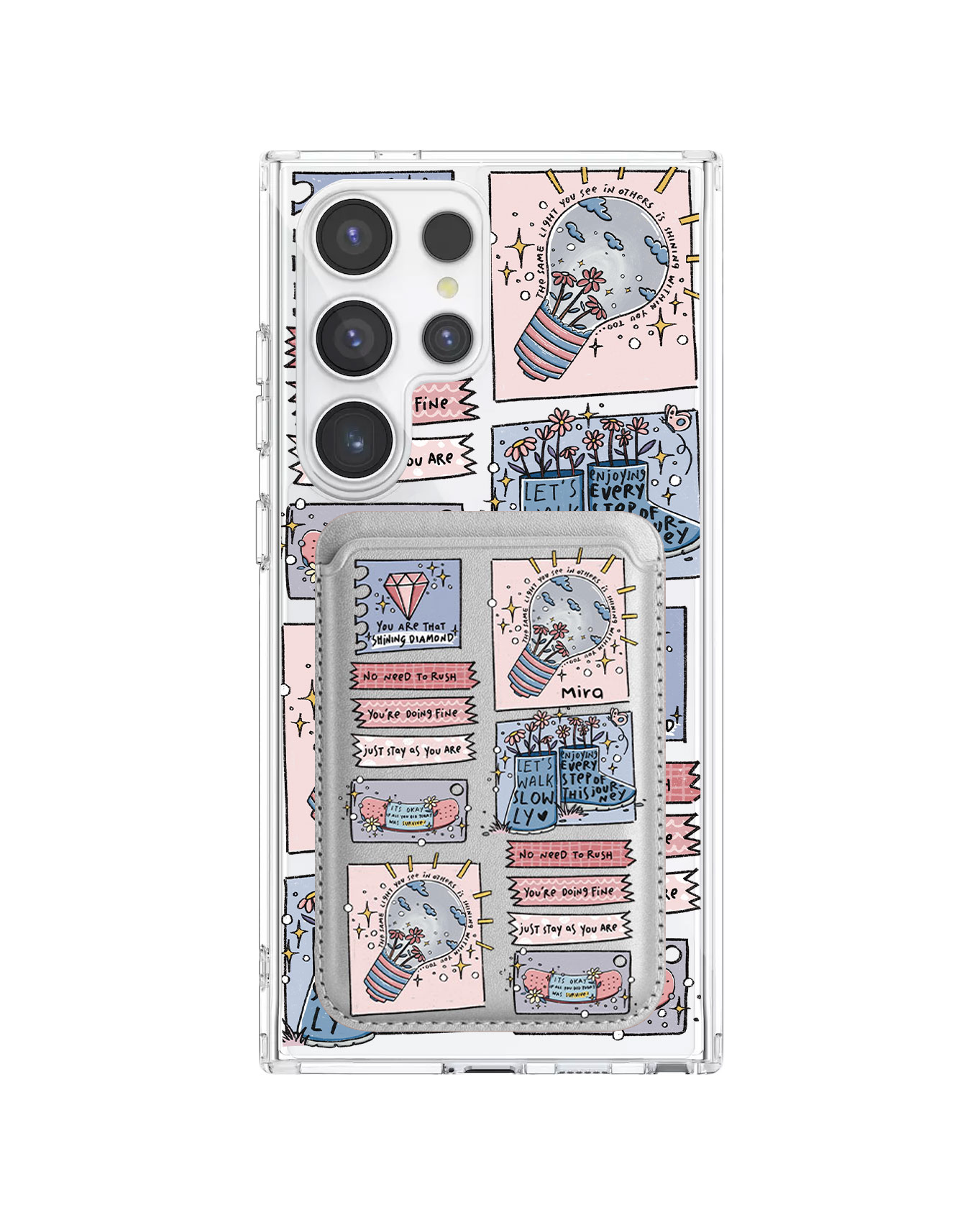 Android Magnetic Wallet Case - Shine