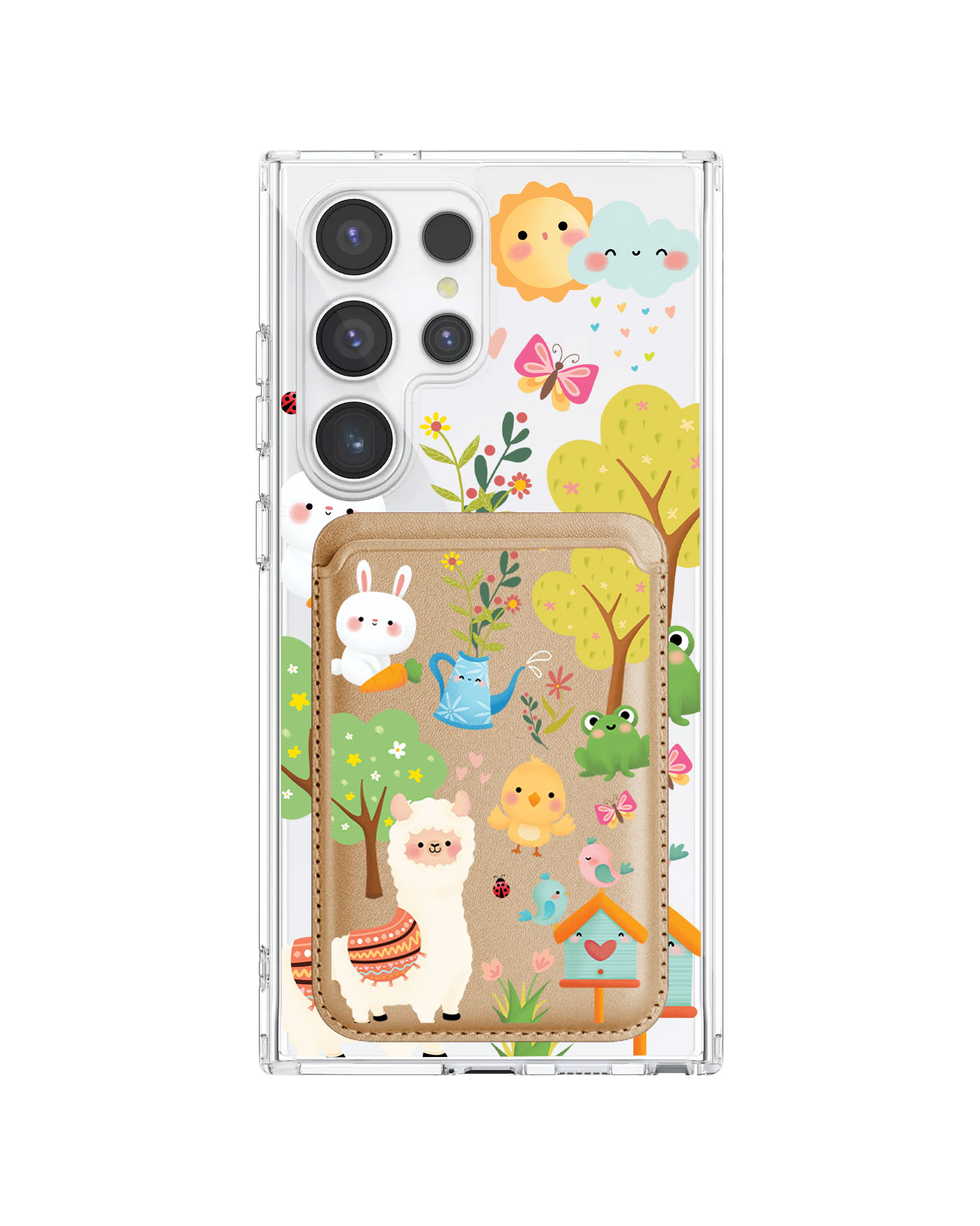 Android Magnetic Wallet Case - Spring