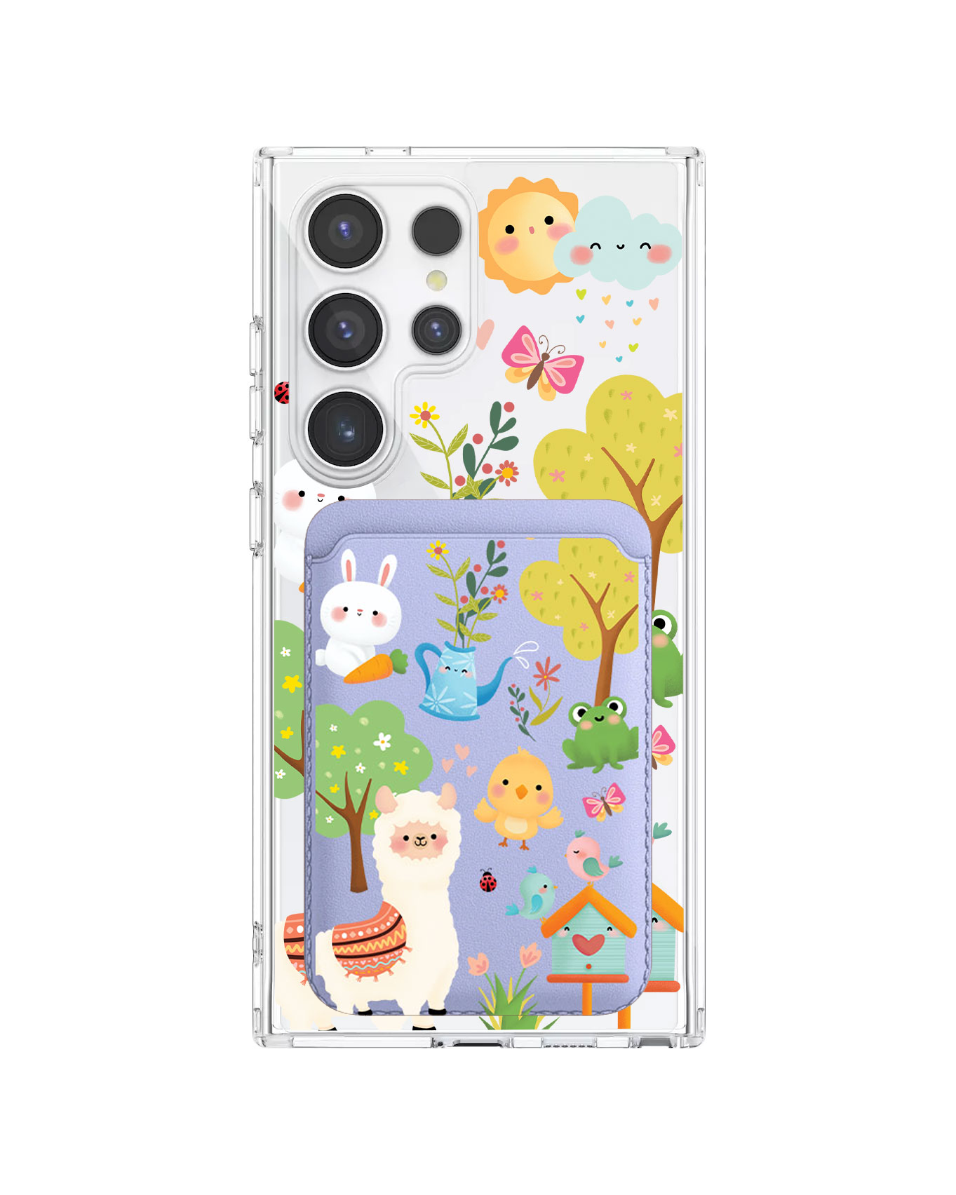 Android Magnetic Wallet Case - Spring