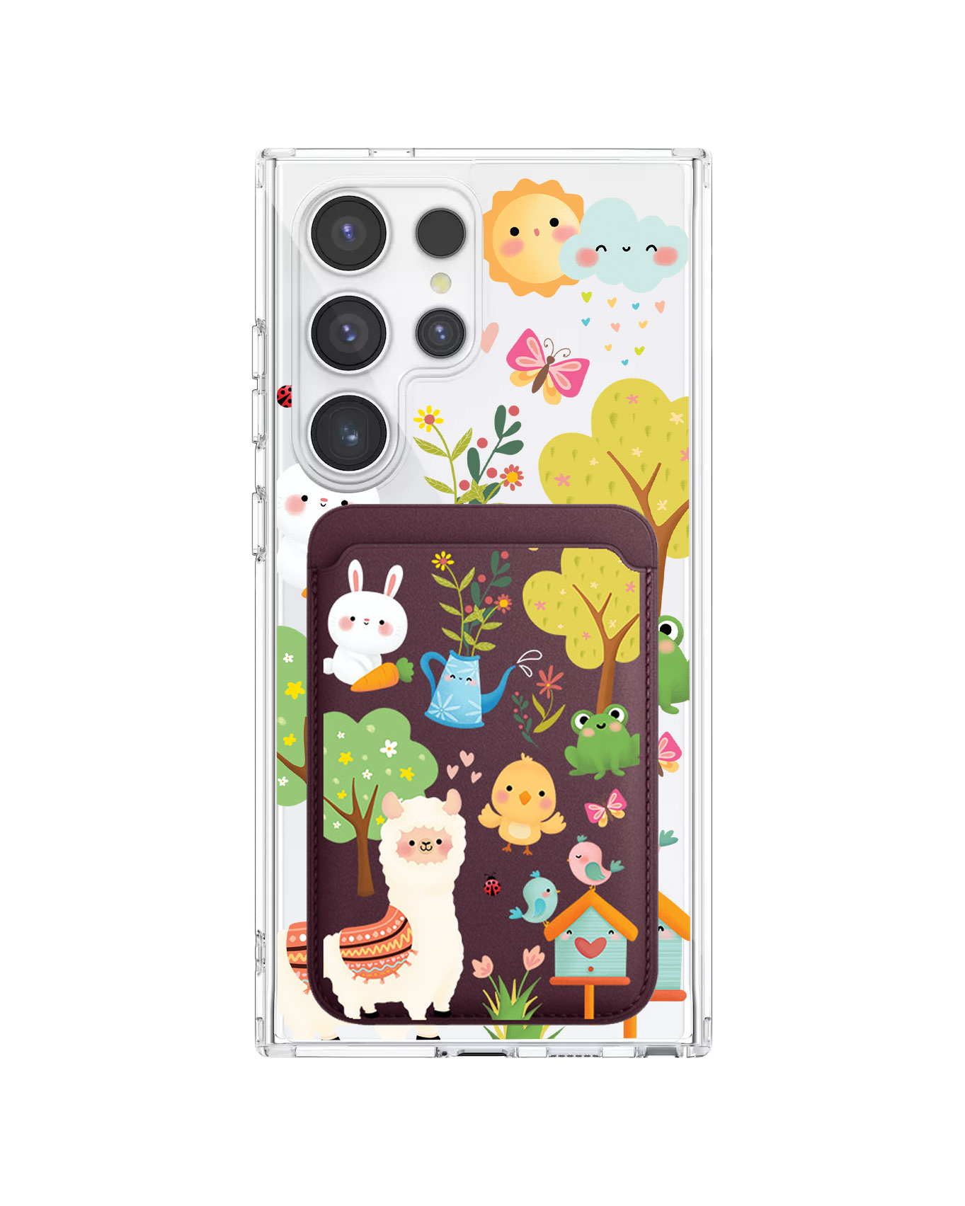 Android Magnetic Wallet Case - Spring