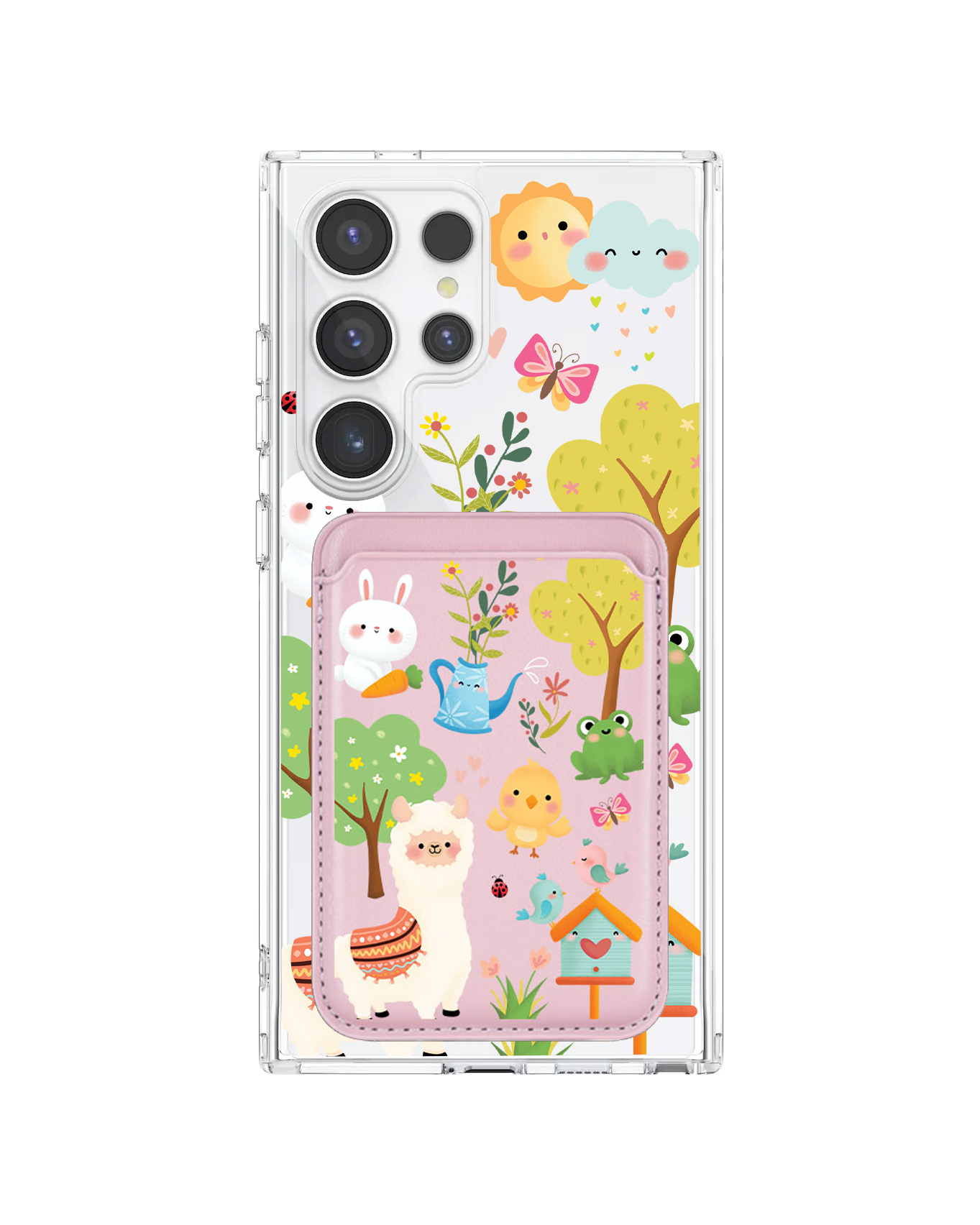 Android Magnetic Wallet Case - Spring