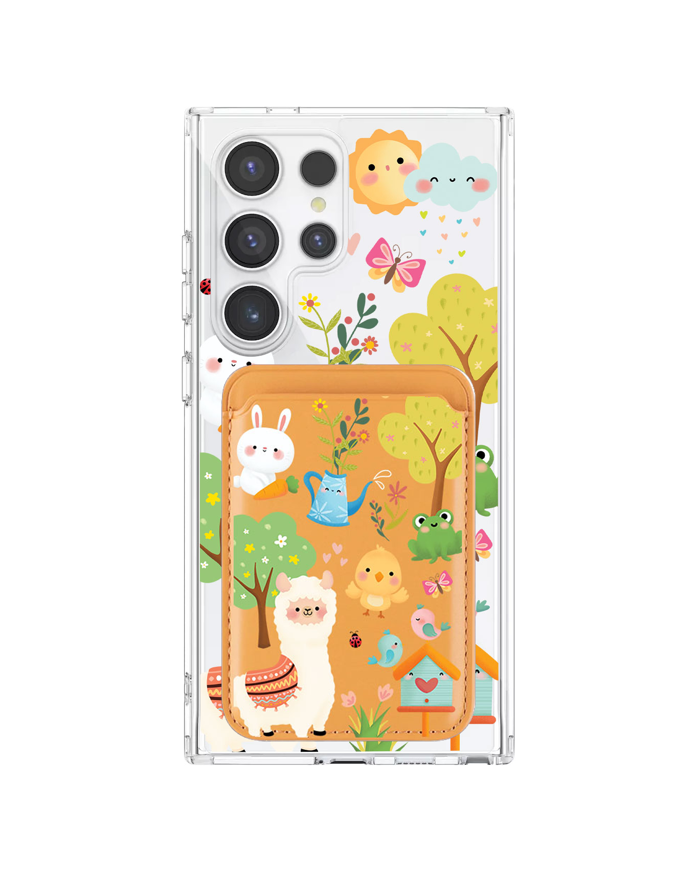 Android Magnetic Wallet Case - Spring