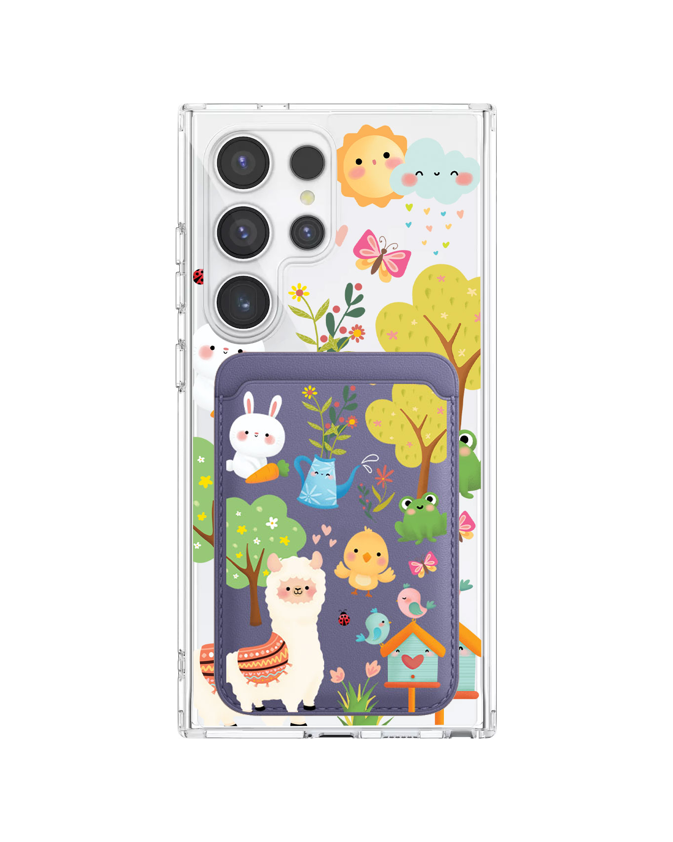 Android Magnetic Wallet Case - Spring