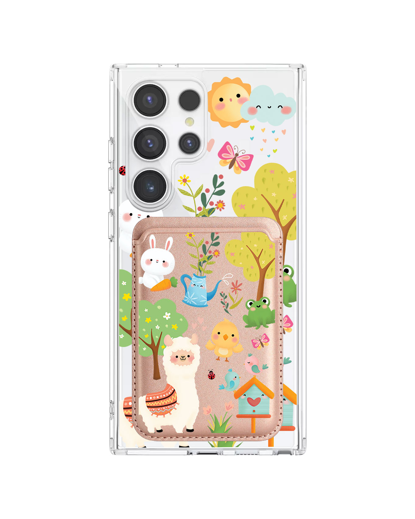 Android Magnetic Wallet Case - Spring