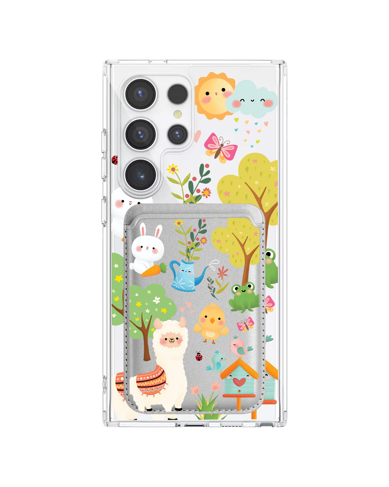 Android Magnetic Wallet Case - Spring