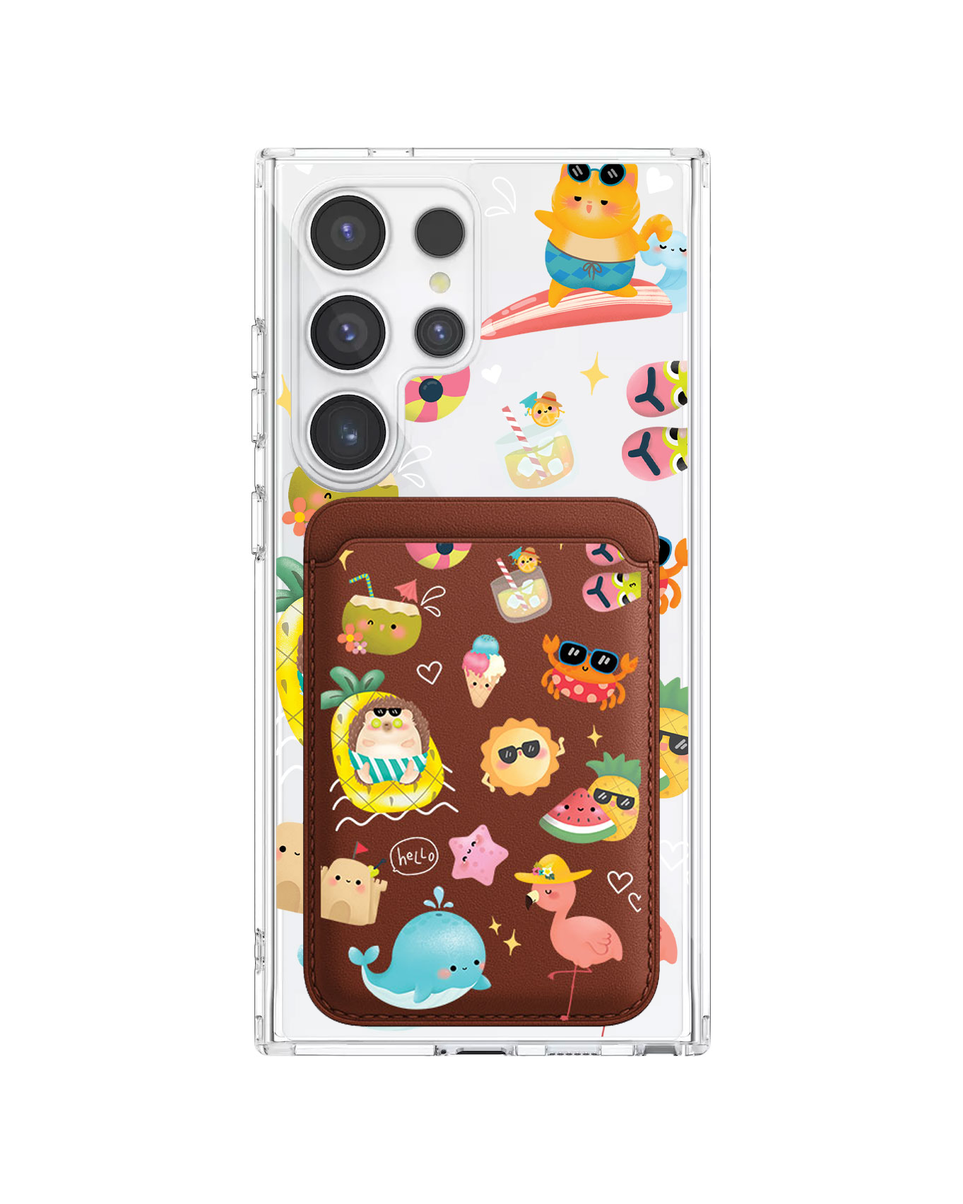 Android Magnetic Wallet Case - Summer