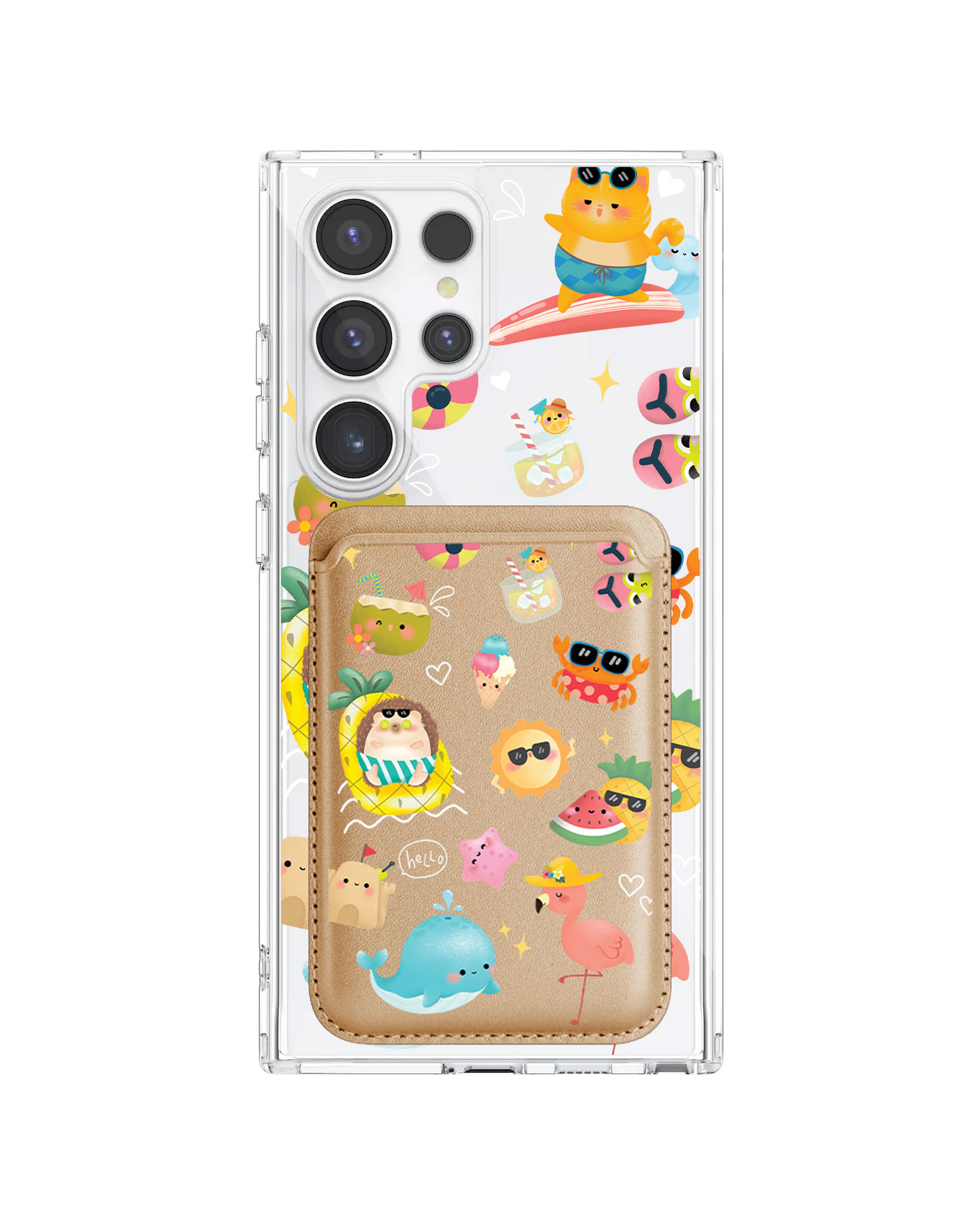 Android Magnetic Wallet Case - Summer