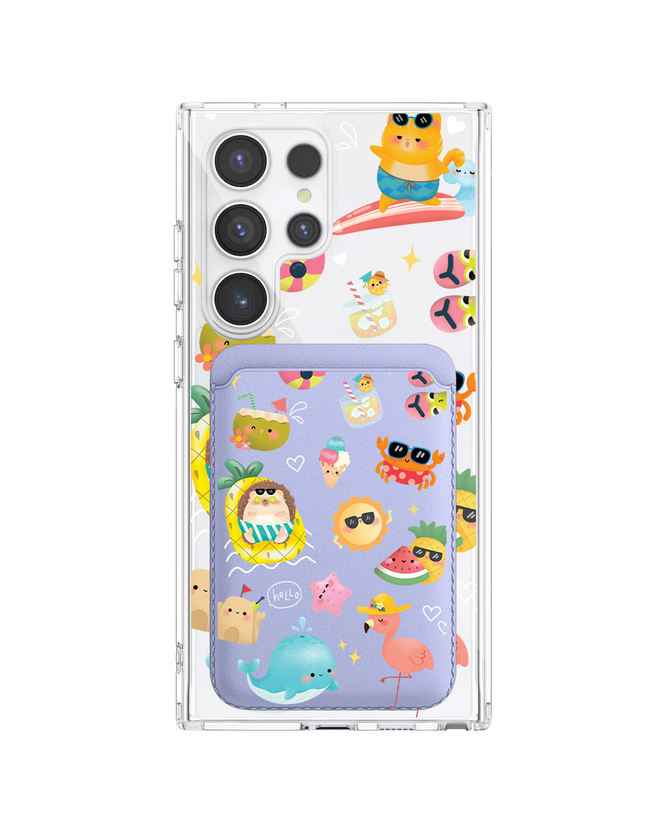 Android Magnetic Wallet Case - Summer