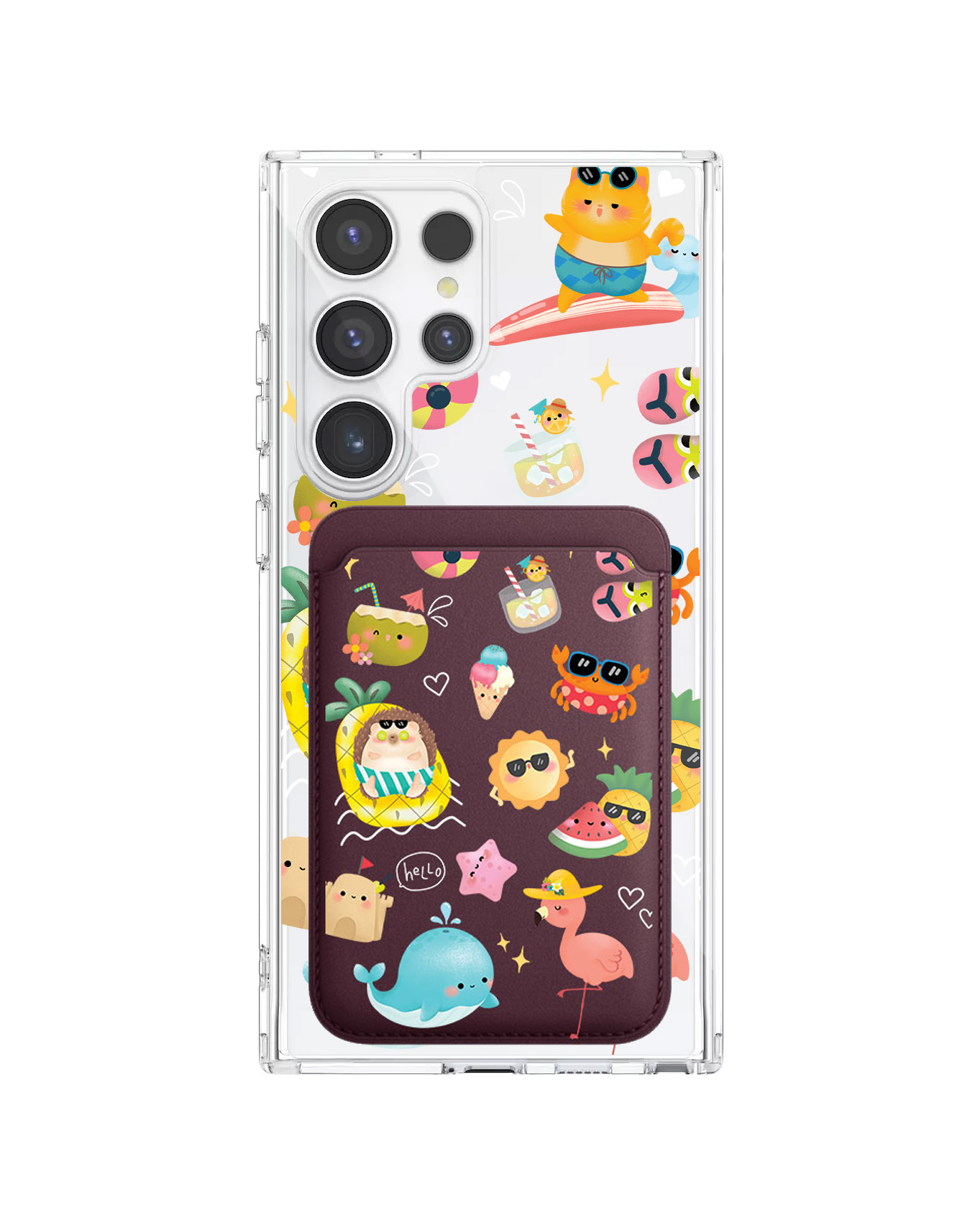Android Magnetic Wallet Case - Summer