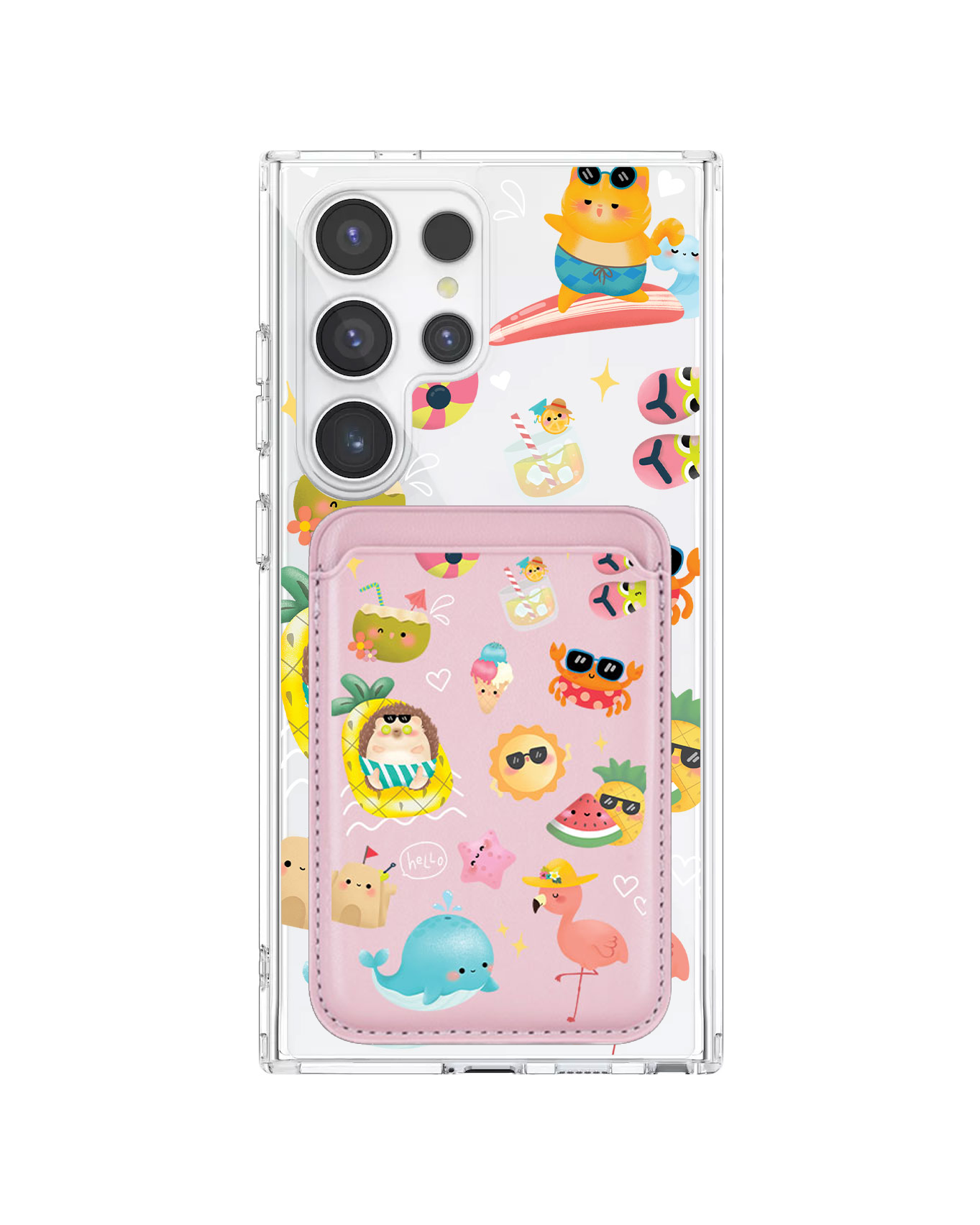 Android Magnetic Wallet Case - Summer