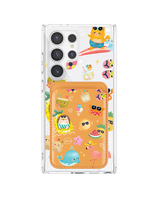 Android Magnetic Wallet Case - Summer