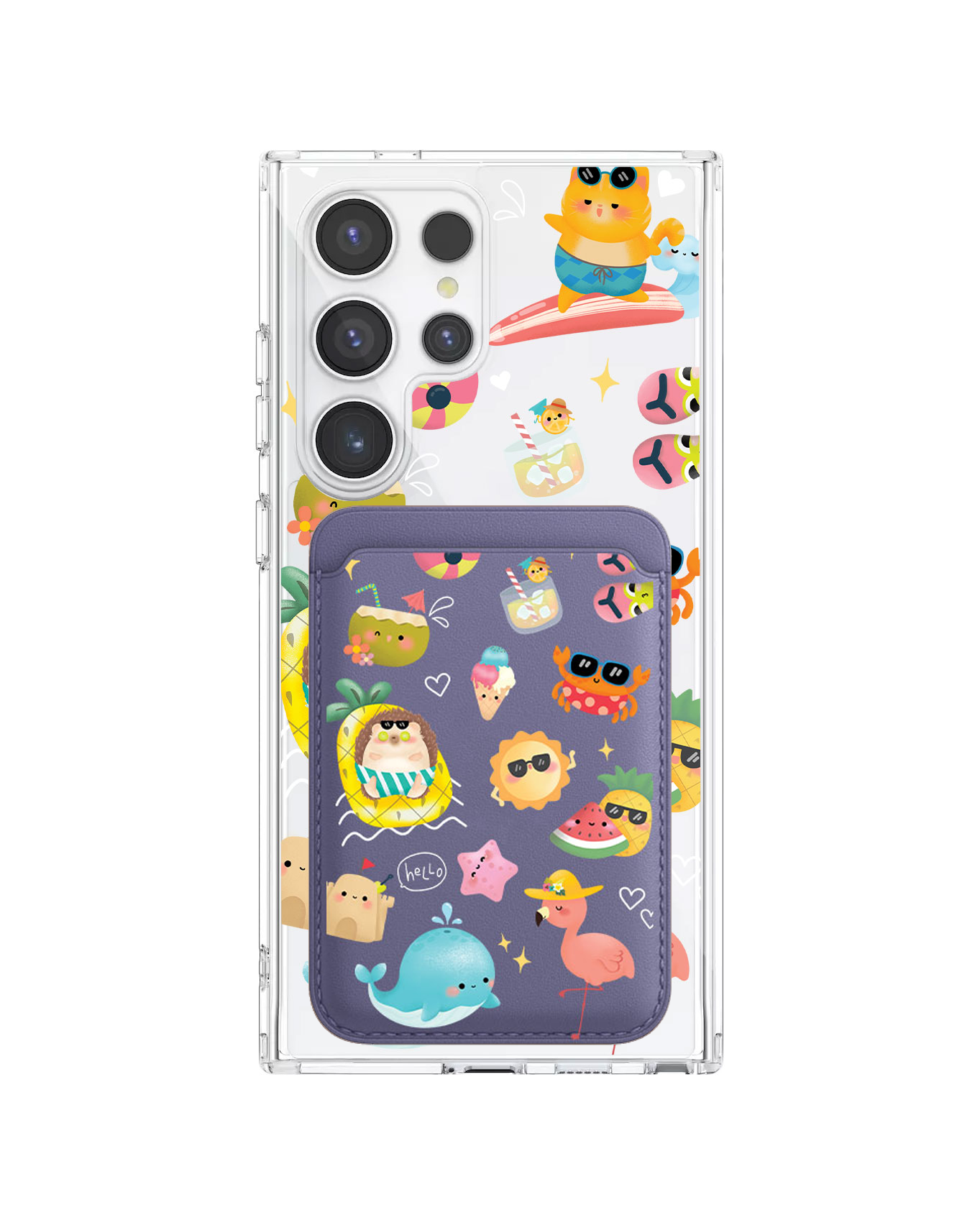 Android Magnetic Wallet Case - Summer