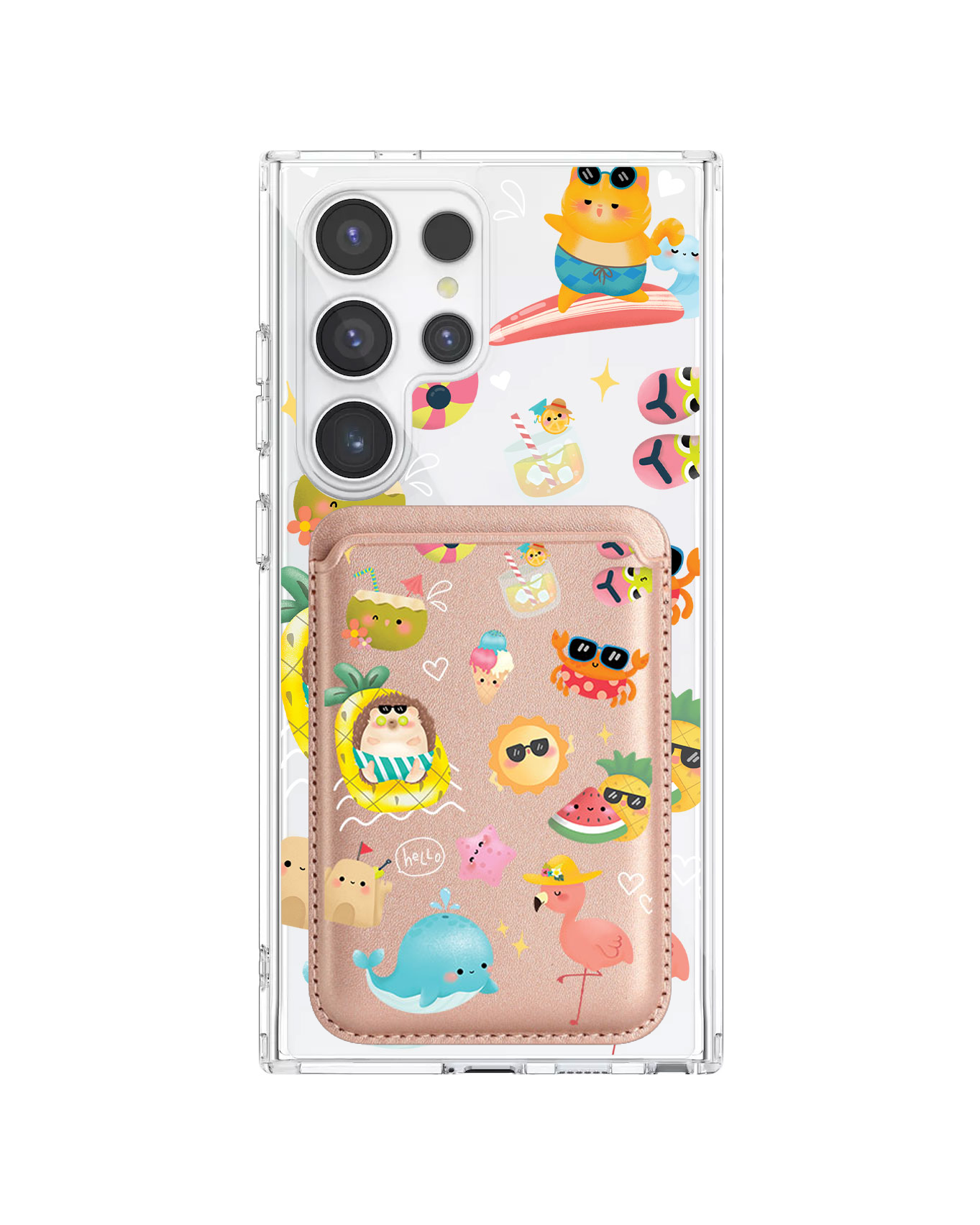 Android Magnetic Wallet Case - Summer