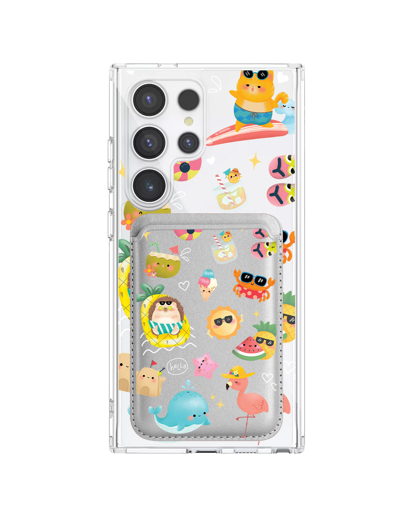 Android Magnetic Wallet Case - Summer