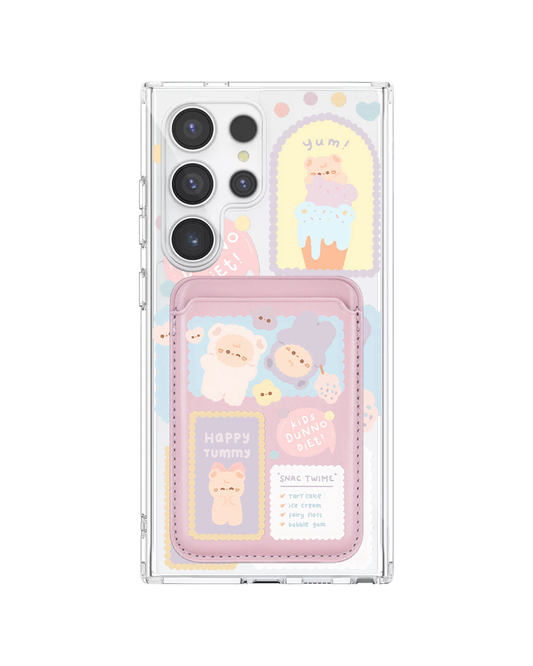Android Magnetic Wallet Case - Sweets Heaven