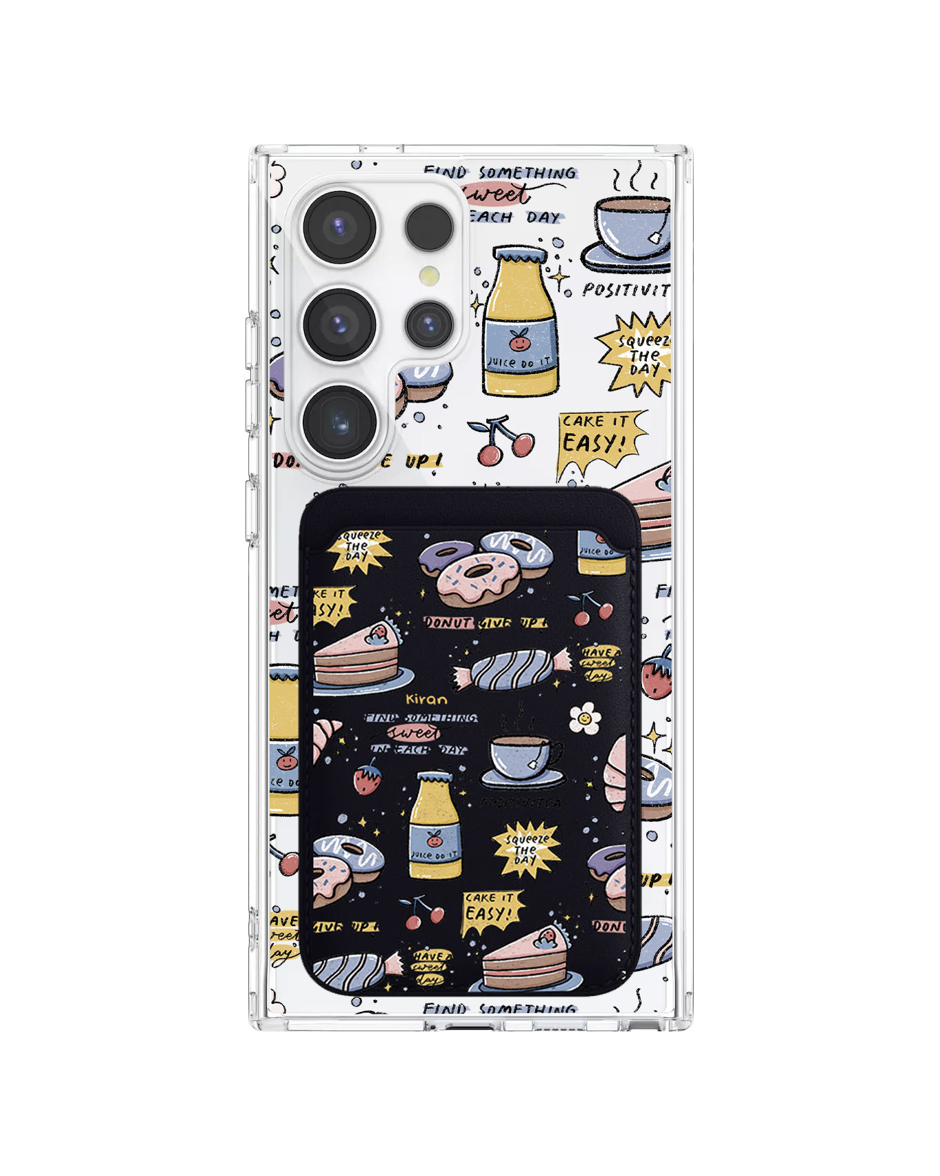 Android Magnetic Wallet Case - Sweets