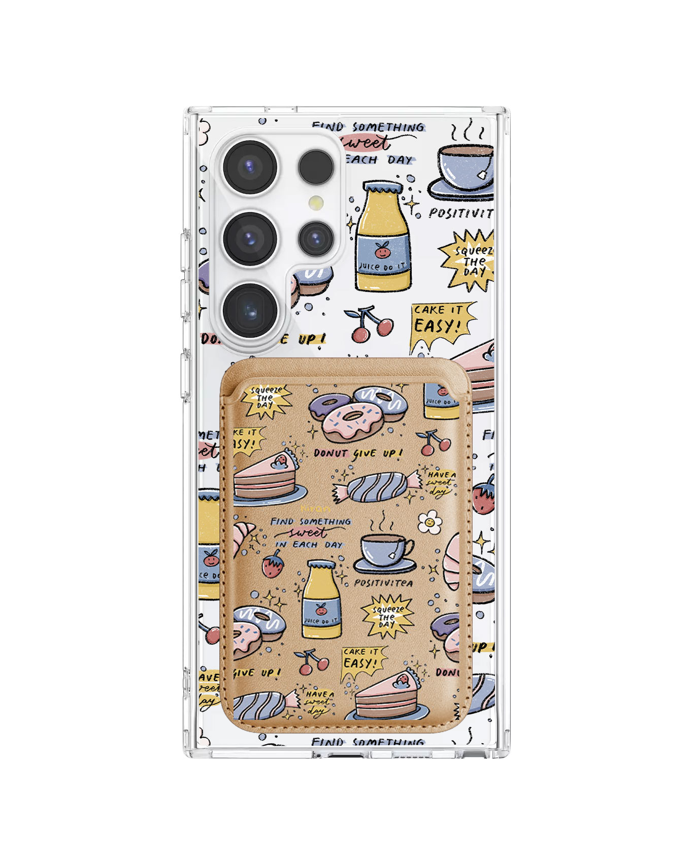 Android Magnetic Wallet Case - Sweets