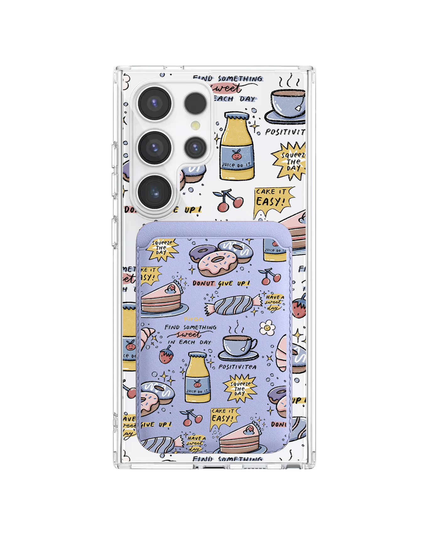 Android Magnetic Wallet Case - Sweets