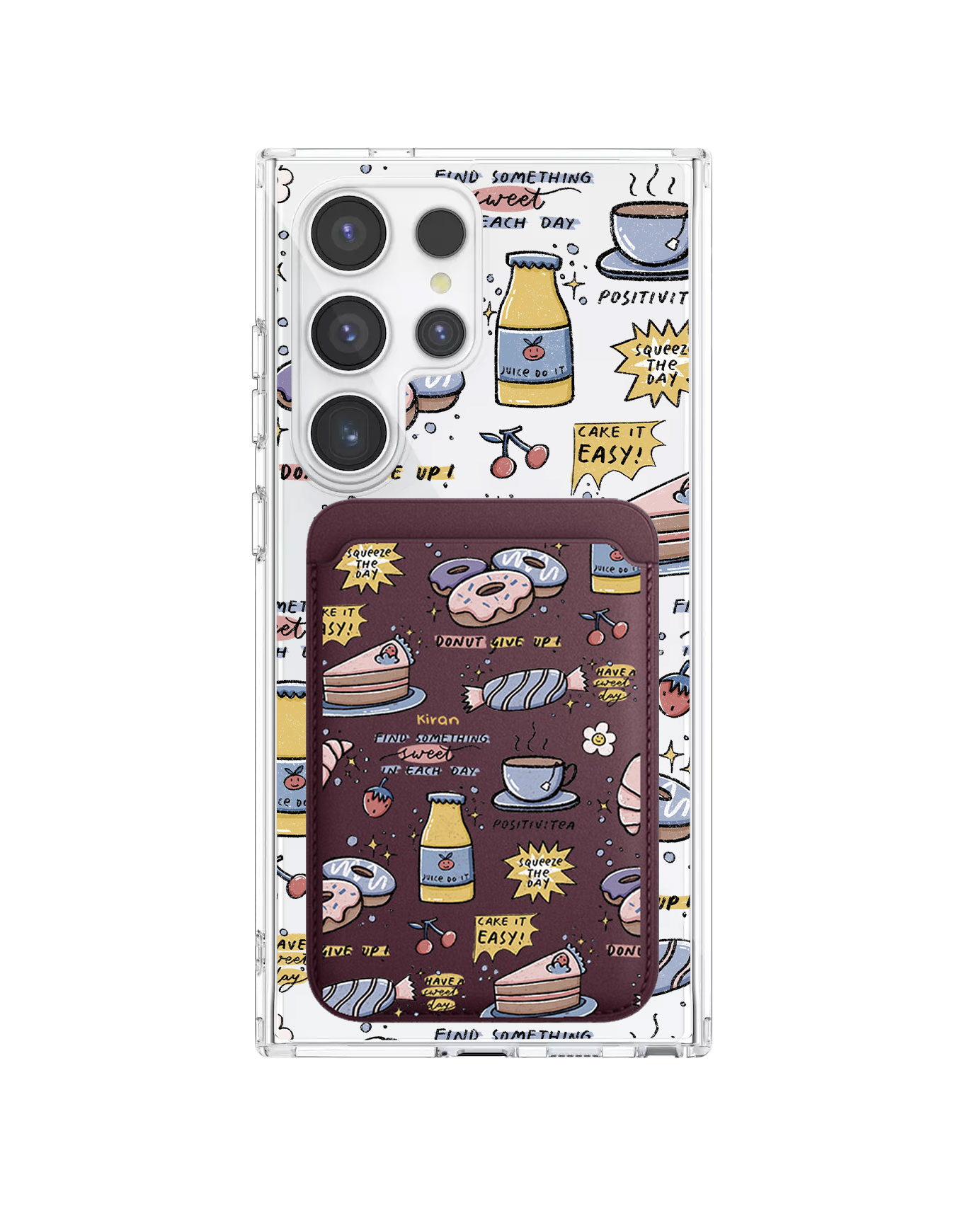 Android Magnetic Wallet Case - Sweets
