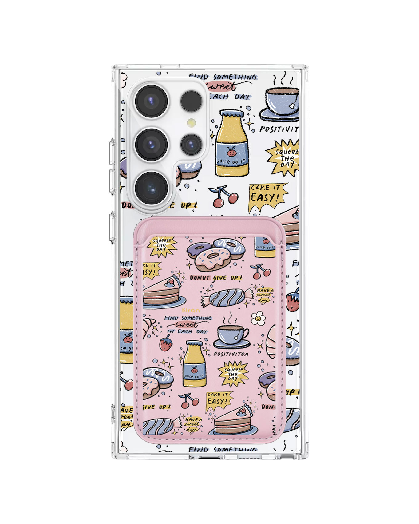 Android Magnetic Wallet Case - Sweets