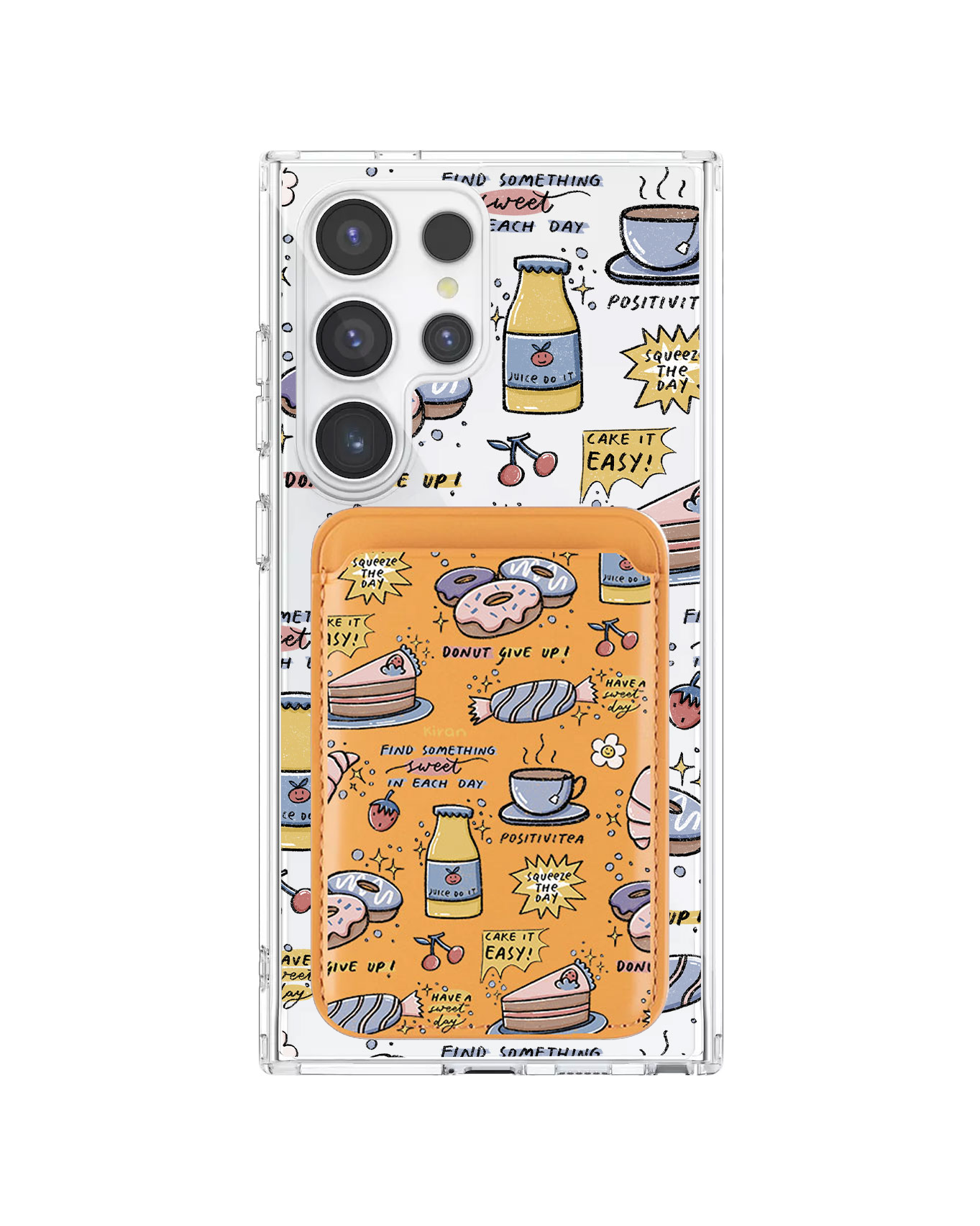 Android Magnetic Wallet Case - Sweets