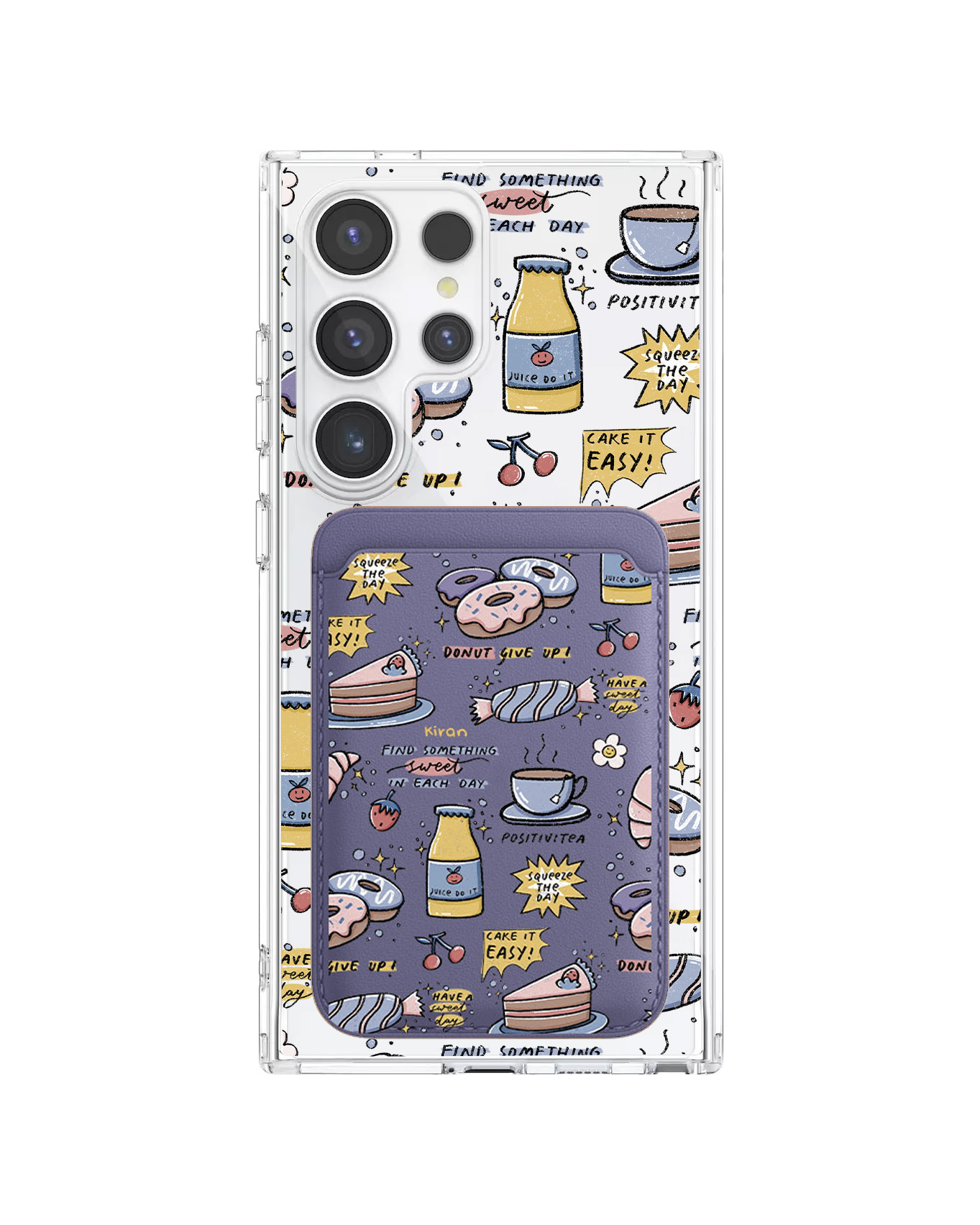 Android Magnetic Wallet Case - Sweets