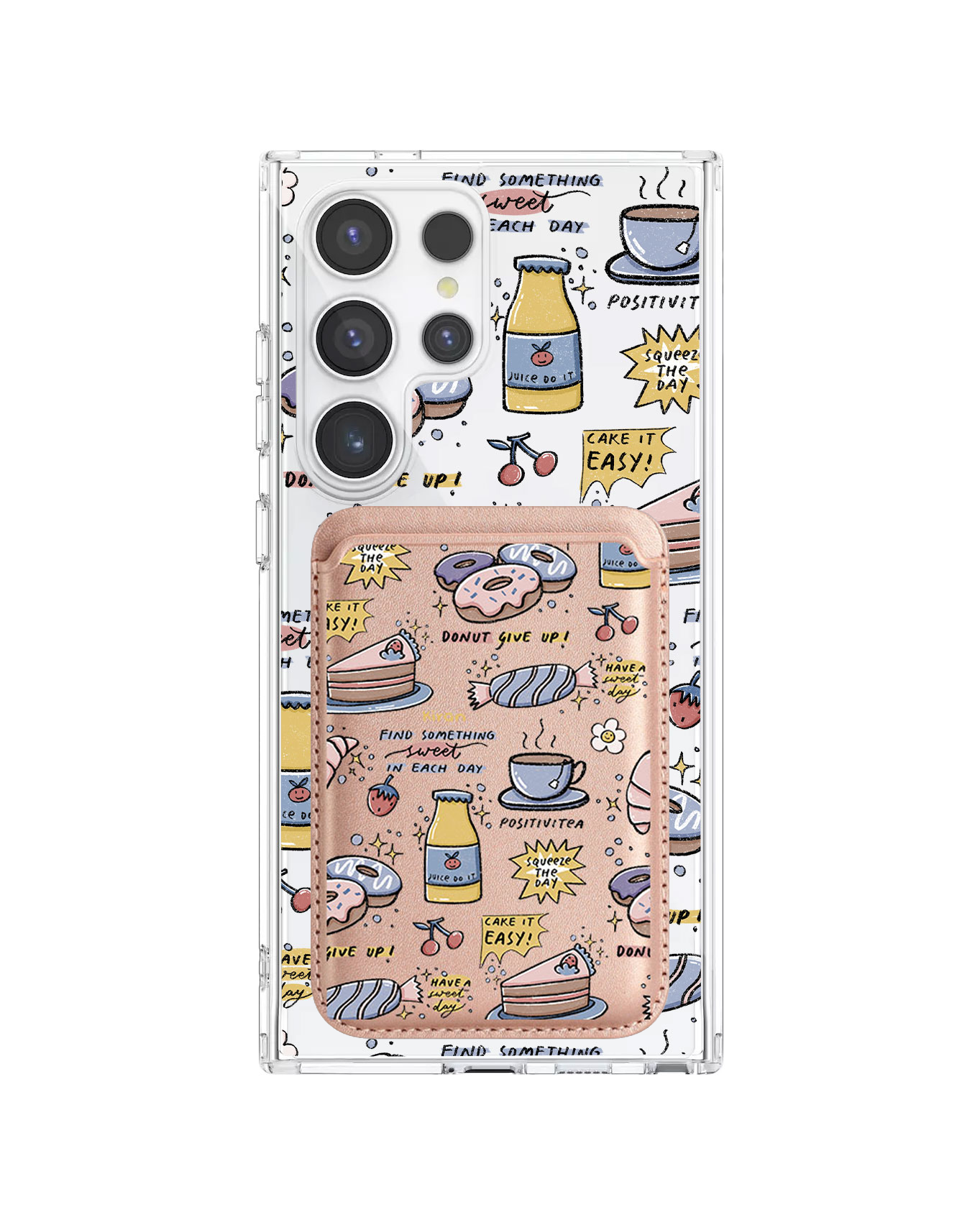 Android Magnetic Wallet Case - Sweets