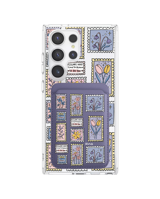 Android Magnetic Wallet Case - Time to Bloom